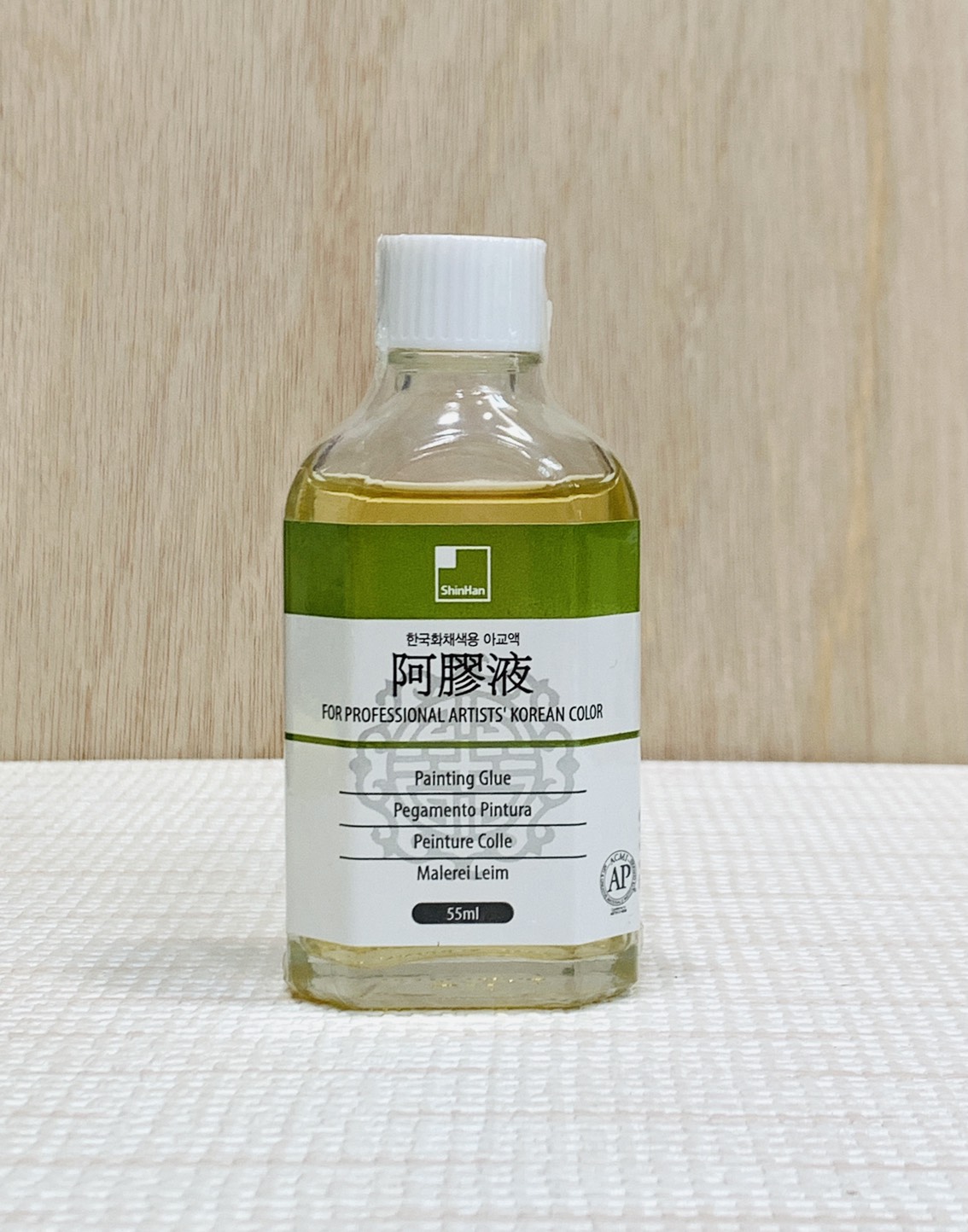 《新韓國畫用鹿膠 阿膠液》55ml / 200ml 韓國 鹿膠 阿膠液 國畫 顏料