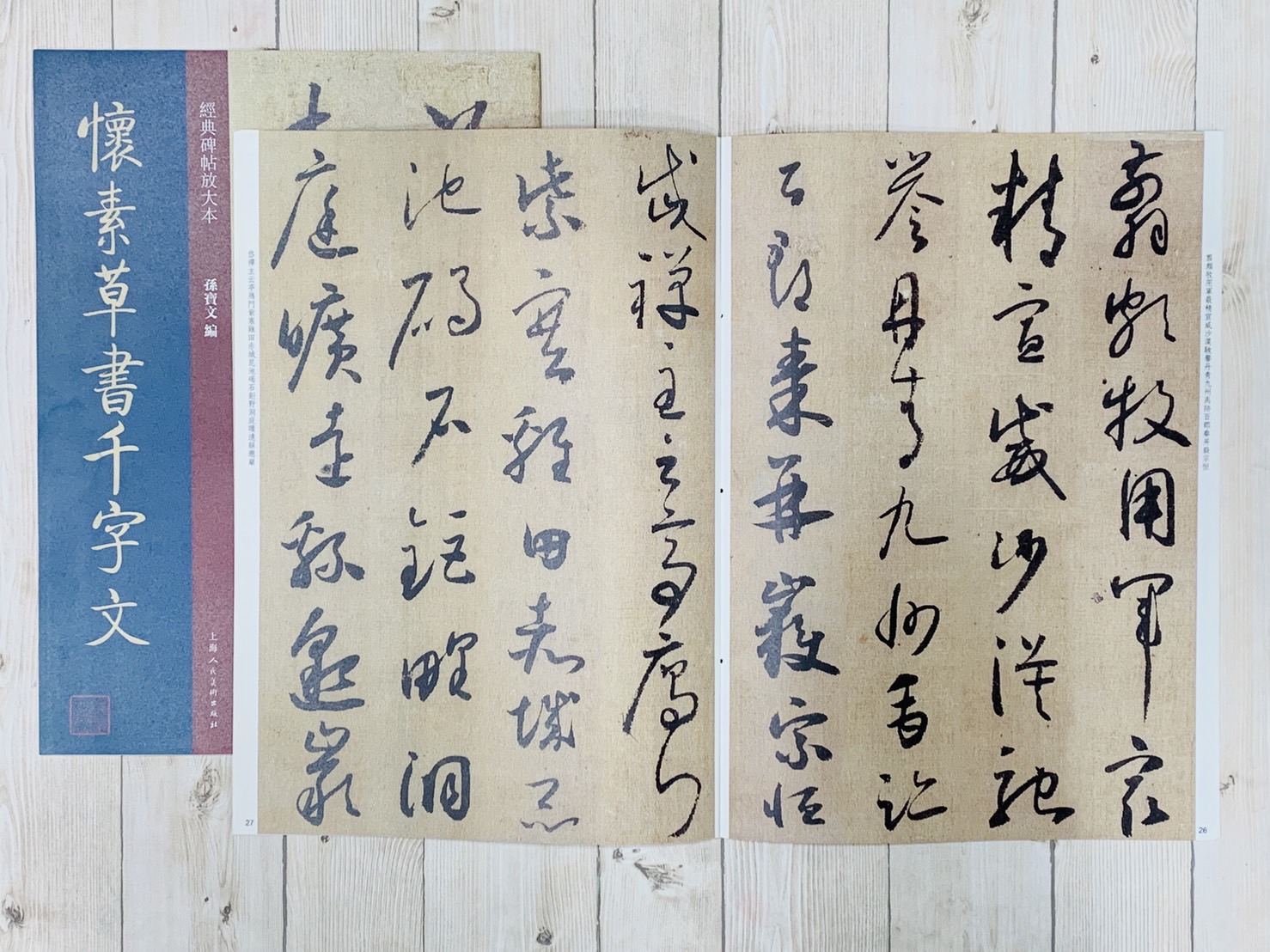 《懷素草書千字文》經典碑帖放大本  孫寶文 上海人民美術出版社