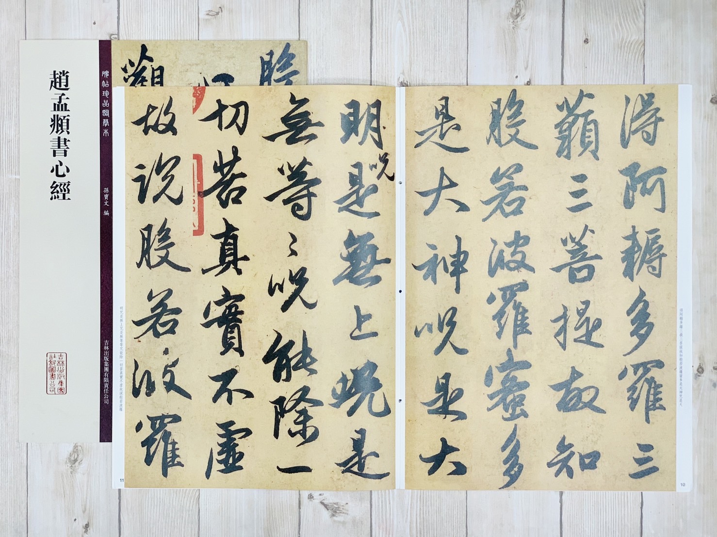 《趙孟頫書心經》碑帖珍品臨摹本系列  孫寶文主編  吉林出版社