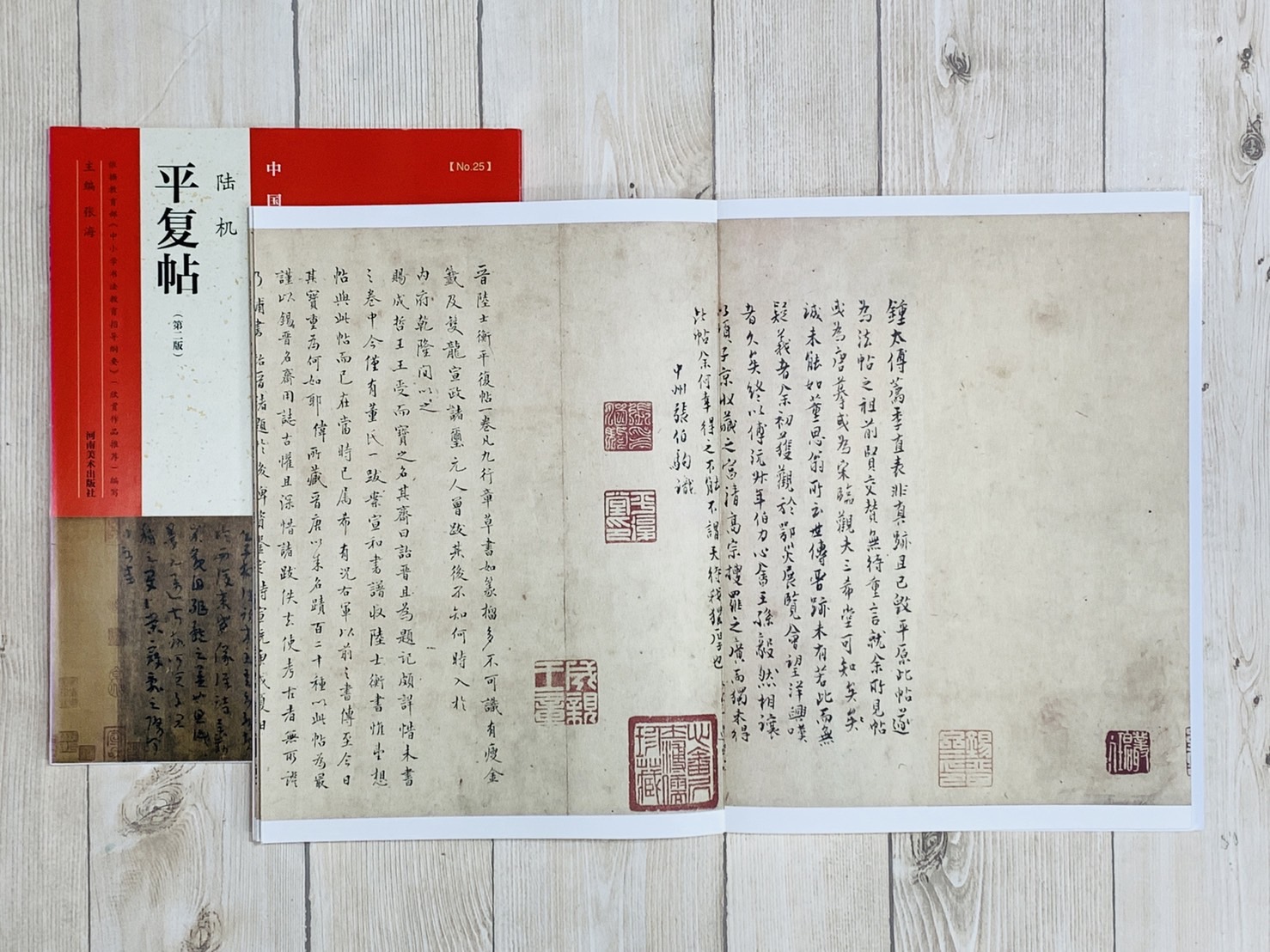 《陸機 平復帖》中國最具代表性書法作品系列 張海主編 河南美術出版社