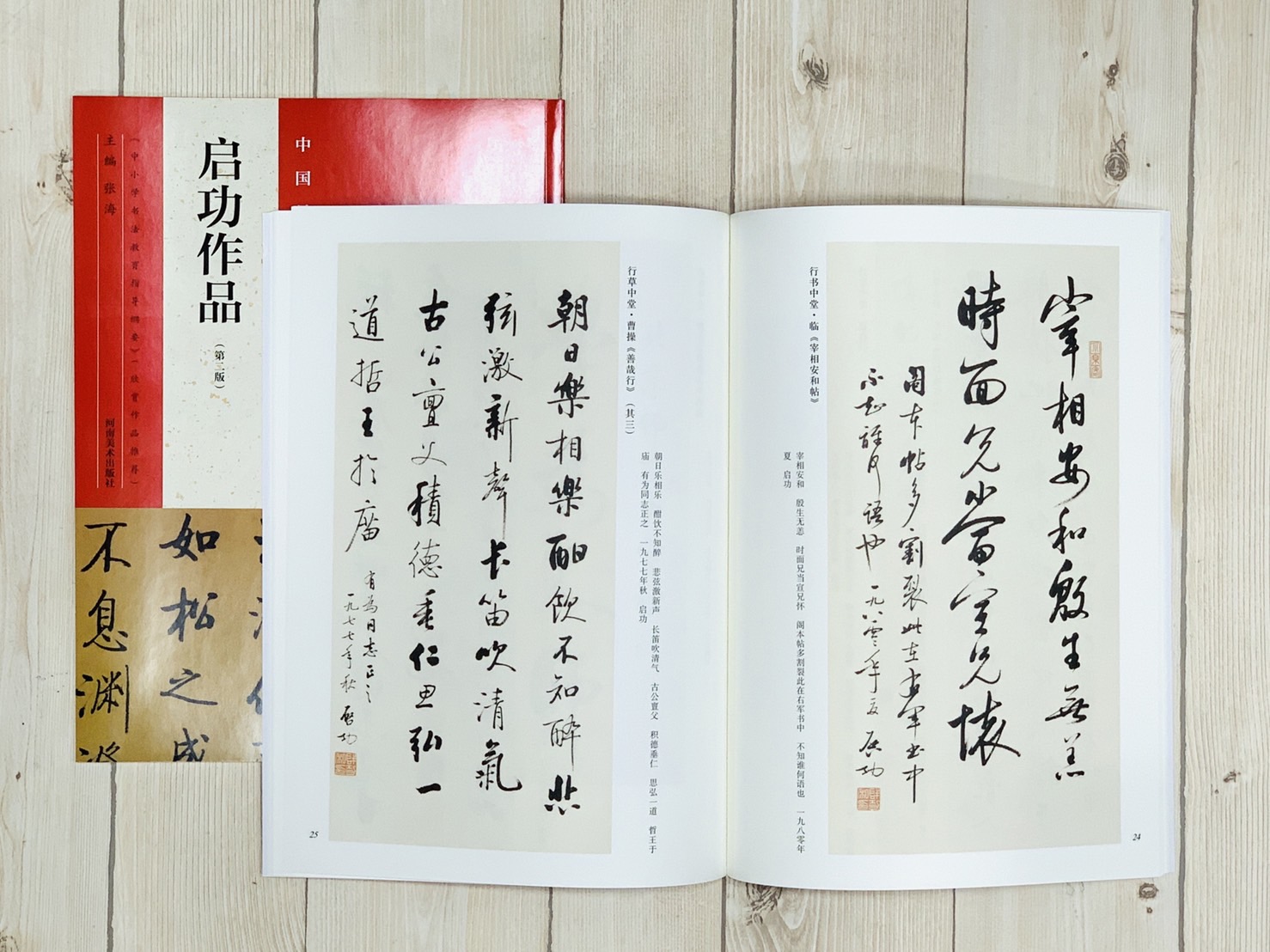 《啓功作品》中國最具代表性書法作品系列  張海主編