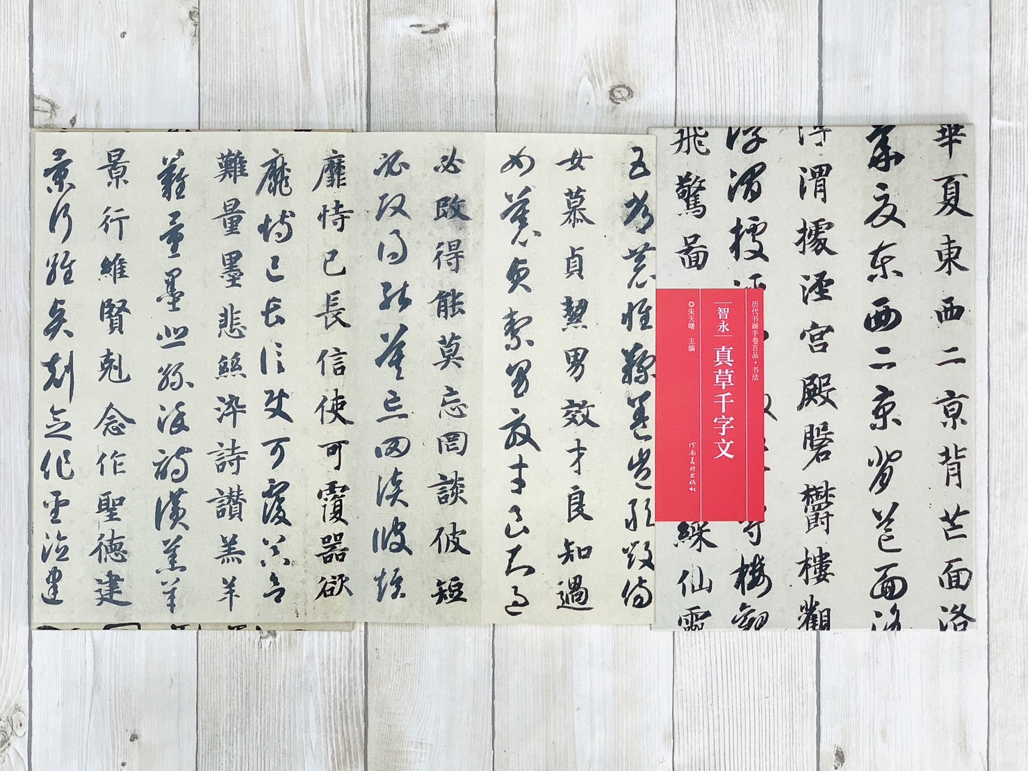 《智永·真草千字文》歷代書畫手卷百品·書法 河南美術出版出版 朱天曙 編