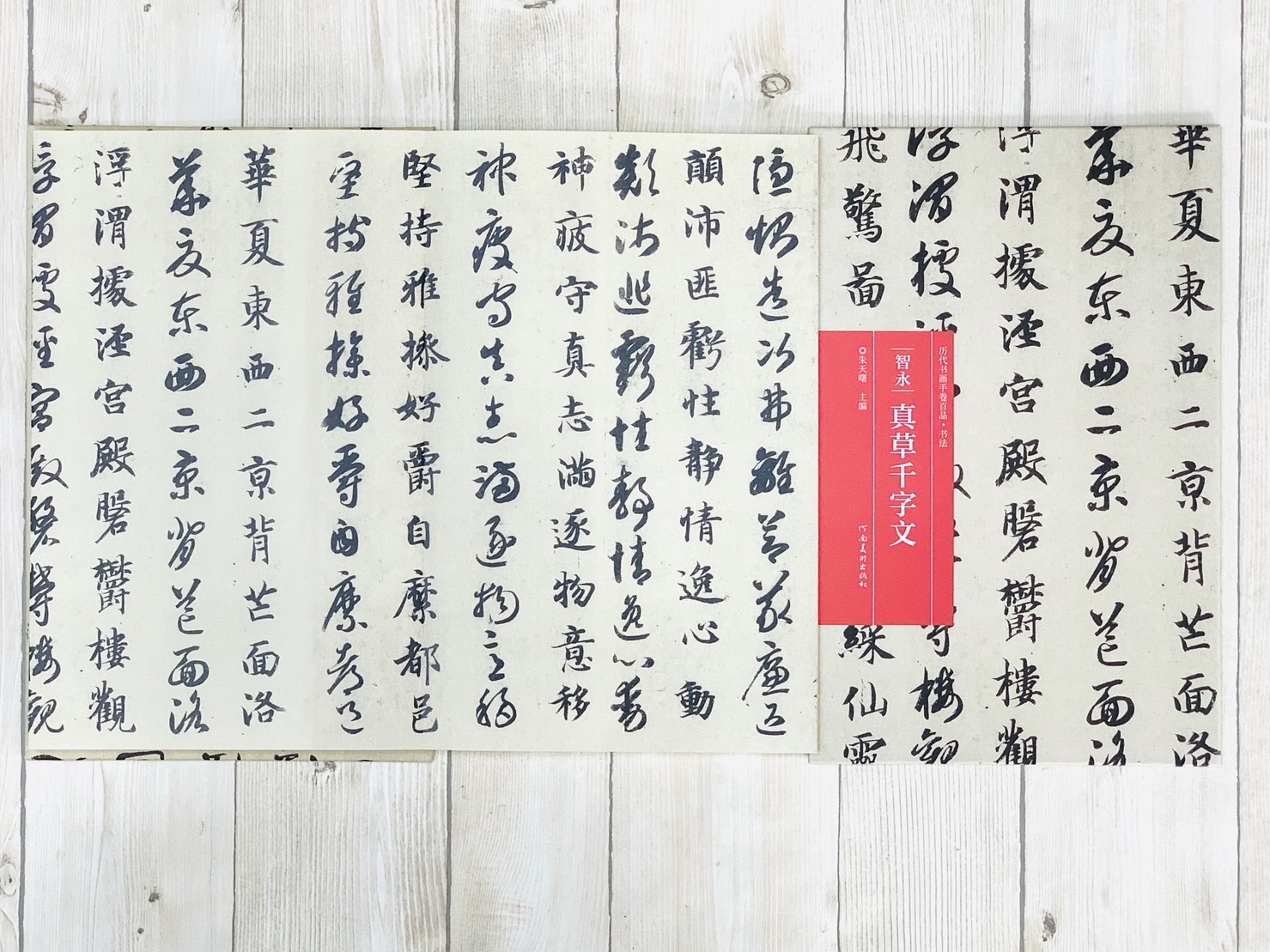 《智永·真草千字文》歷代書畫手卷百品·書法 河南美術出版出版 朱天曙 編