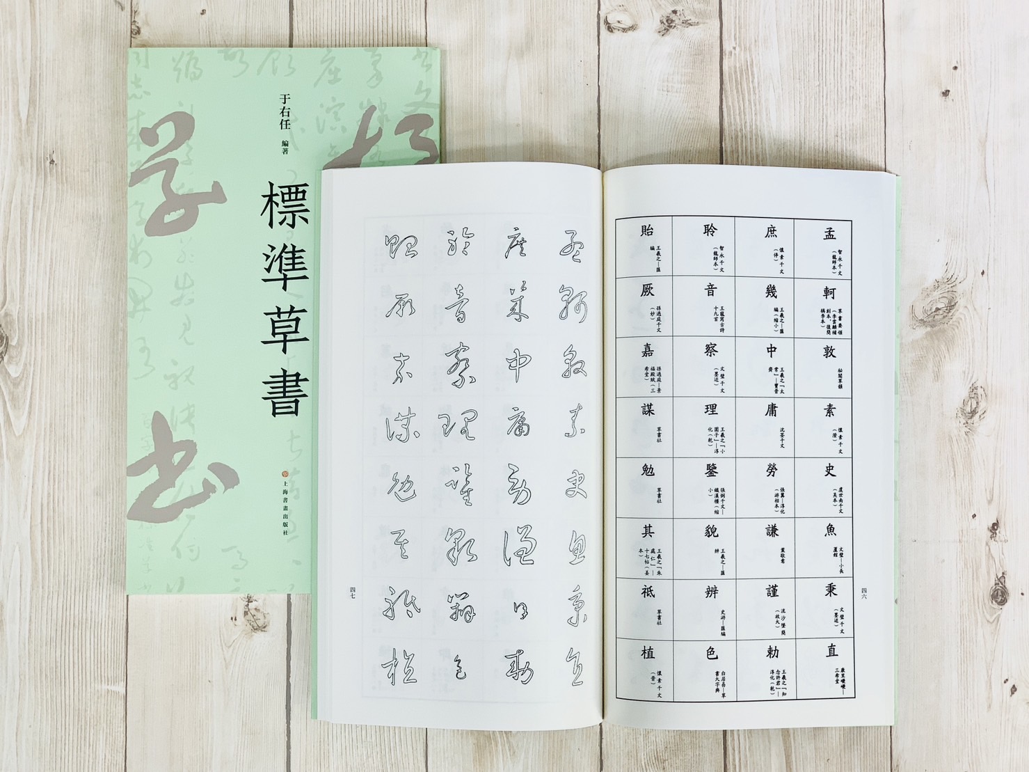 《標準草書》放大版 上海書畫出版社 于右任 編著