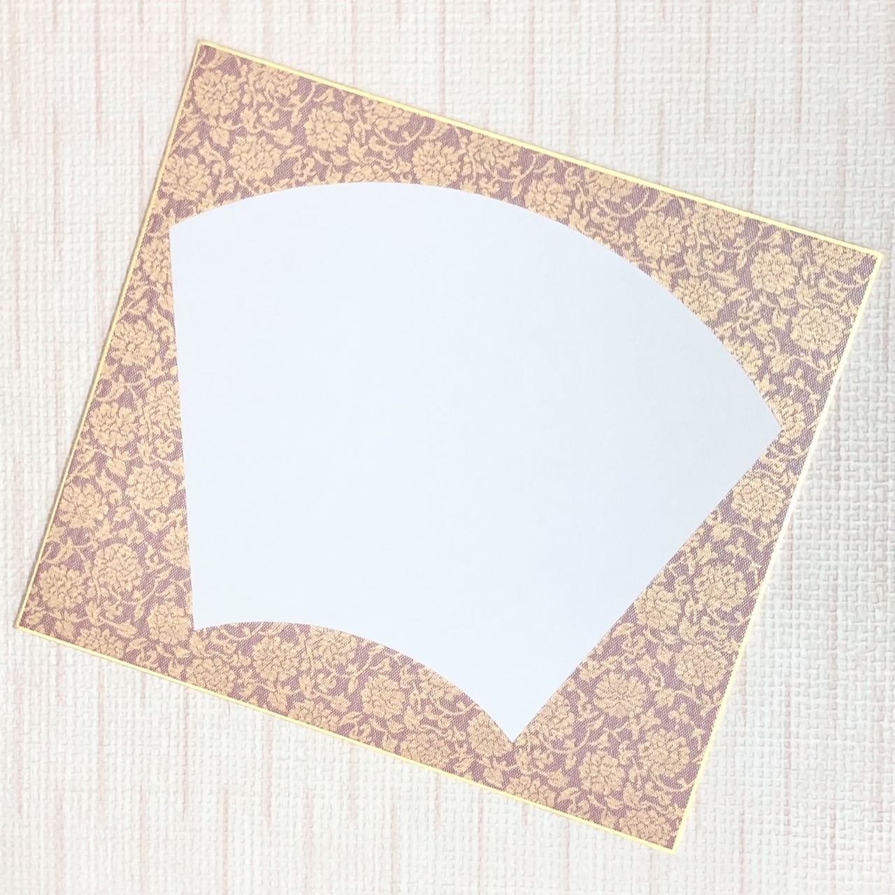 《扇形白宣紙 畫仙板 (24x27cm) 》日本製 簽名板 繪畫板