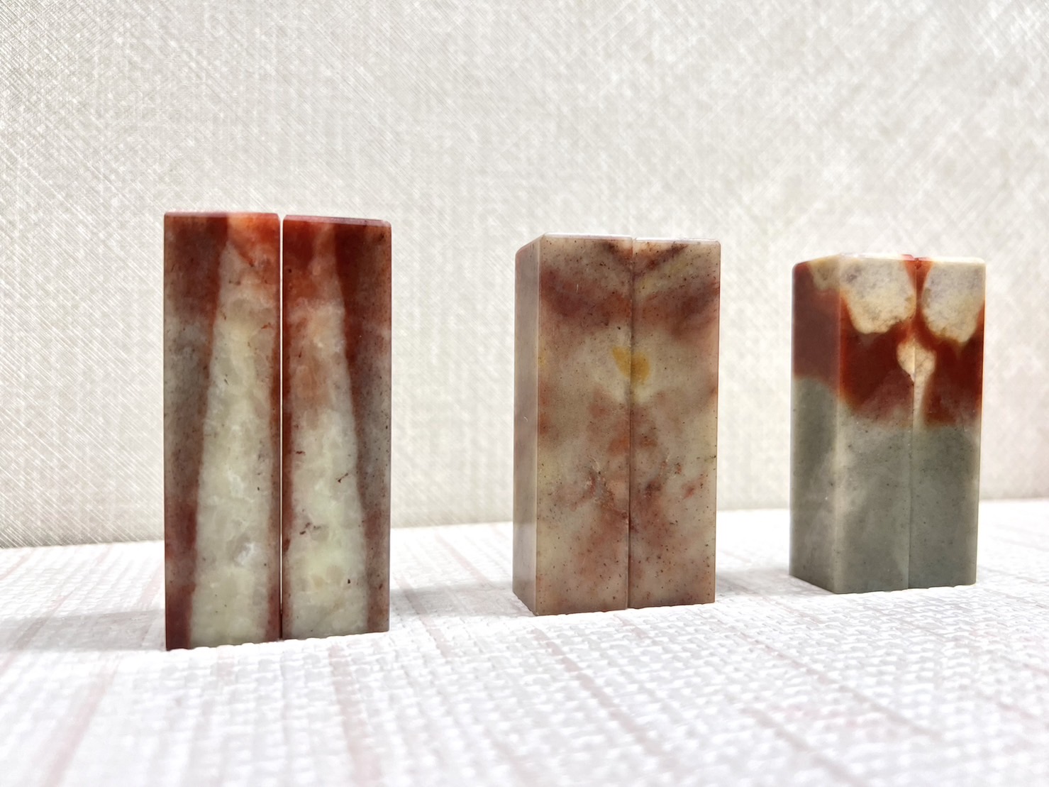 《A級漳州石對章 6分》 1.8x6