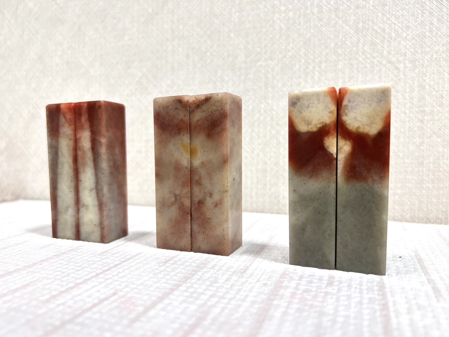 《A級漳州石對章 6分》 1.8x6