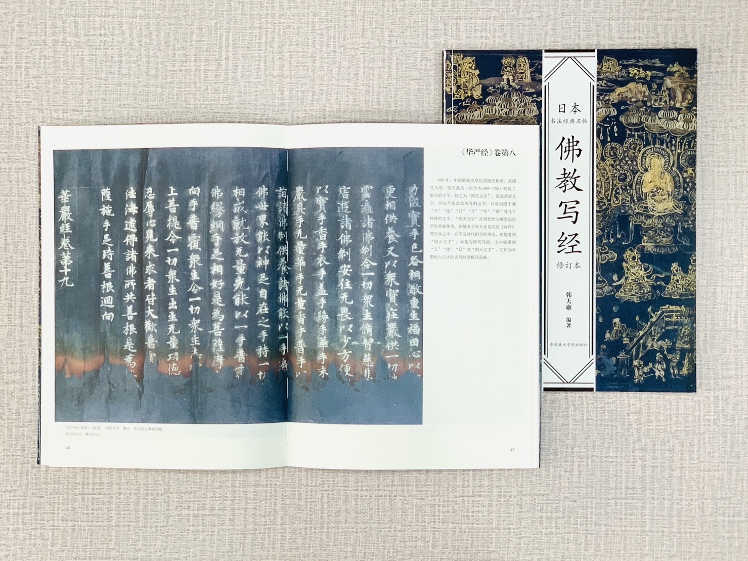 《佛教寫經》日本書法經典名帖系列 韓天雍著 中國美術學院出版社