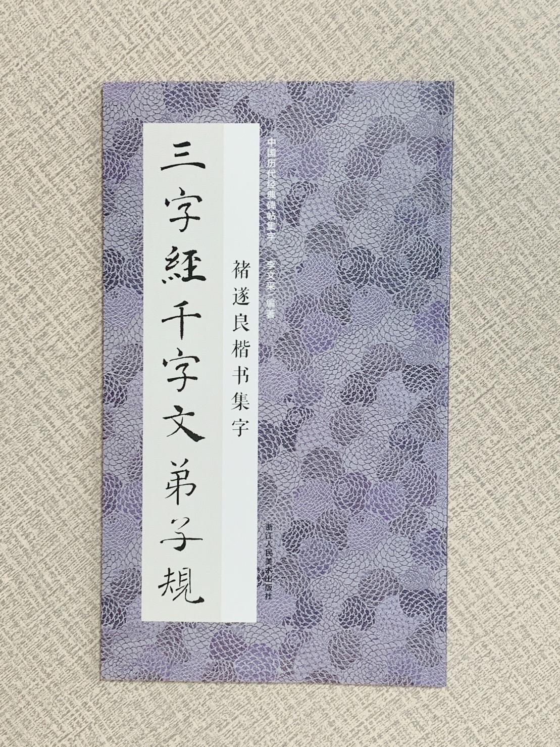 《褚遂良楷書集字三字經千字文弟子規》中國歷代經典碑帖集字 李文采 編 浙江人民美術出版社