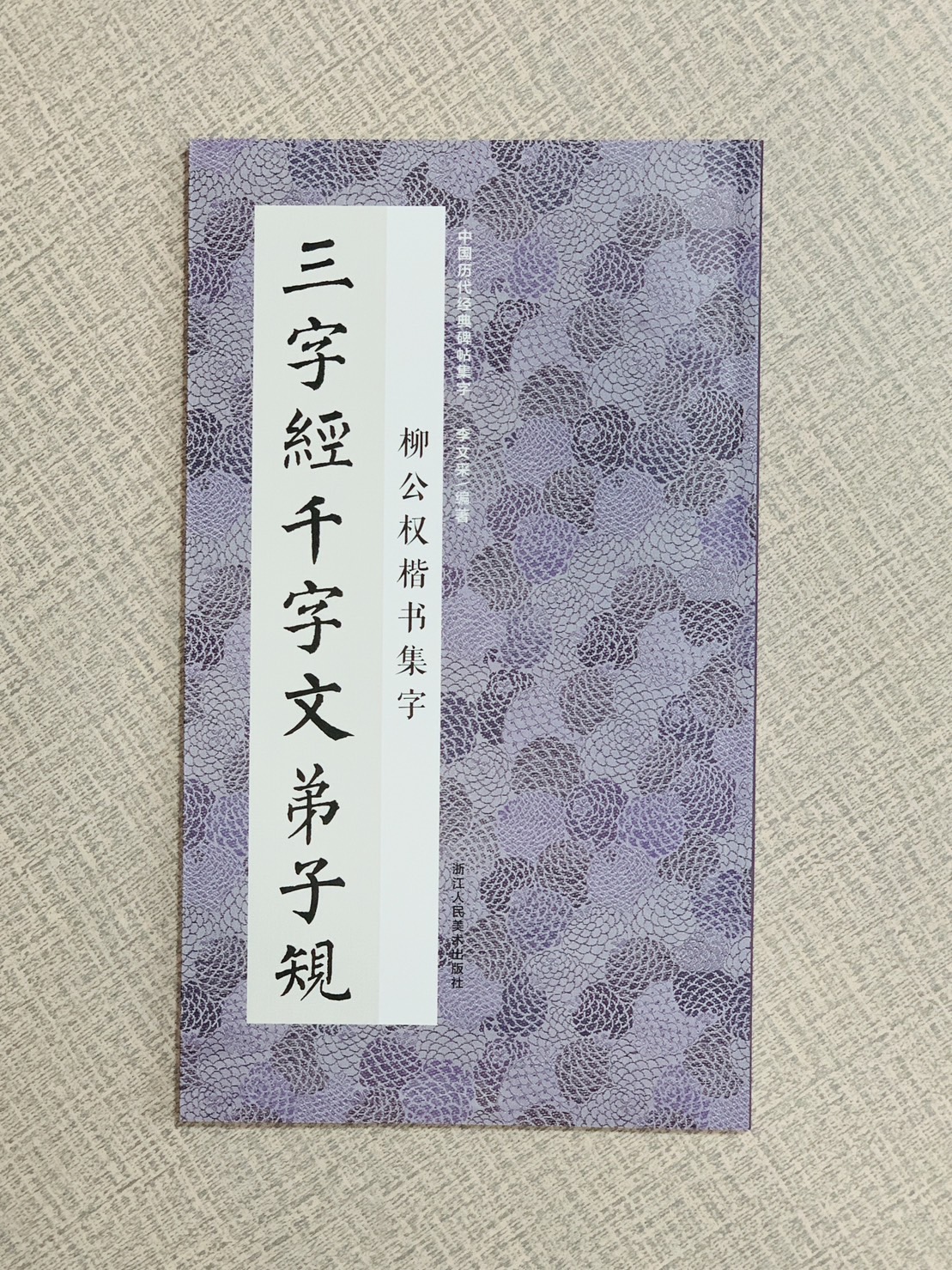 《柳公權書集字三字經千字文弟子規》中國歷代經典碑帖集字 李文采 浙江人民美術