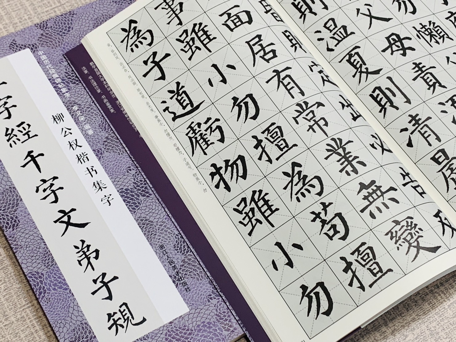 《柳公權書集字三字經千字文弟子規》中國歷代經典碑帖集字 李文采 浙江人民美術