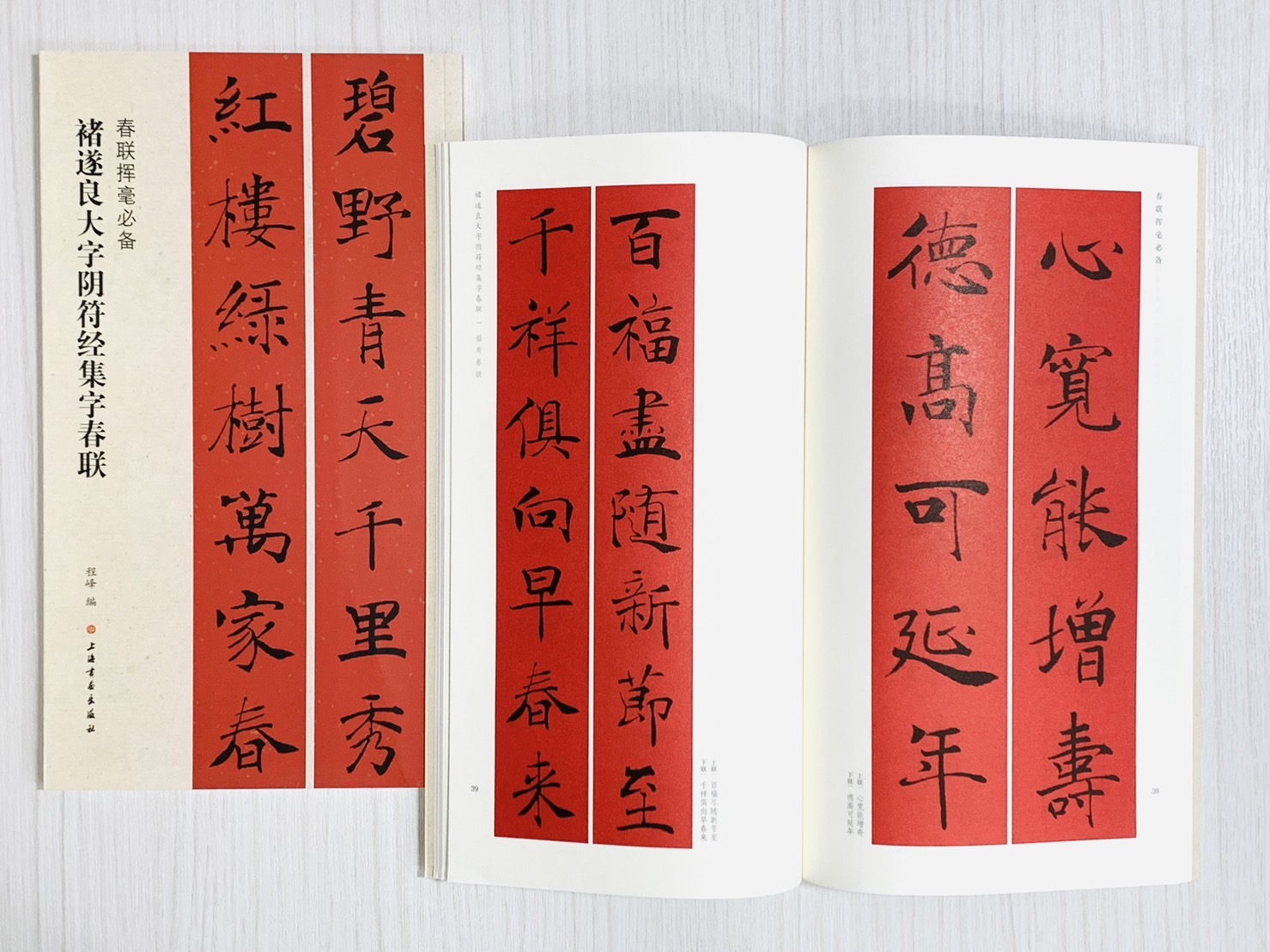 《褚遂良大字陰符經集字春聯》春聯揮毫必備系列 上海書畫出版社 程峰 編