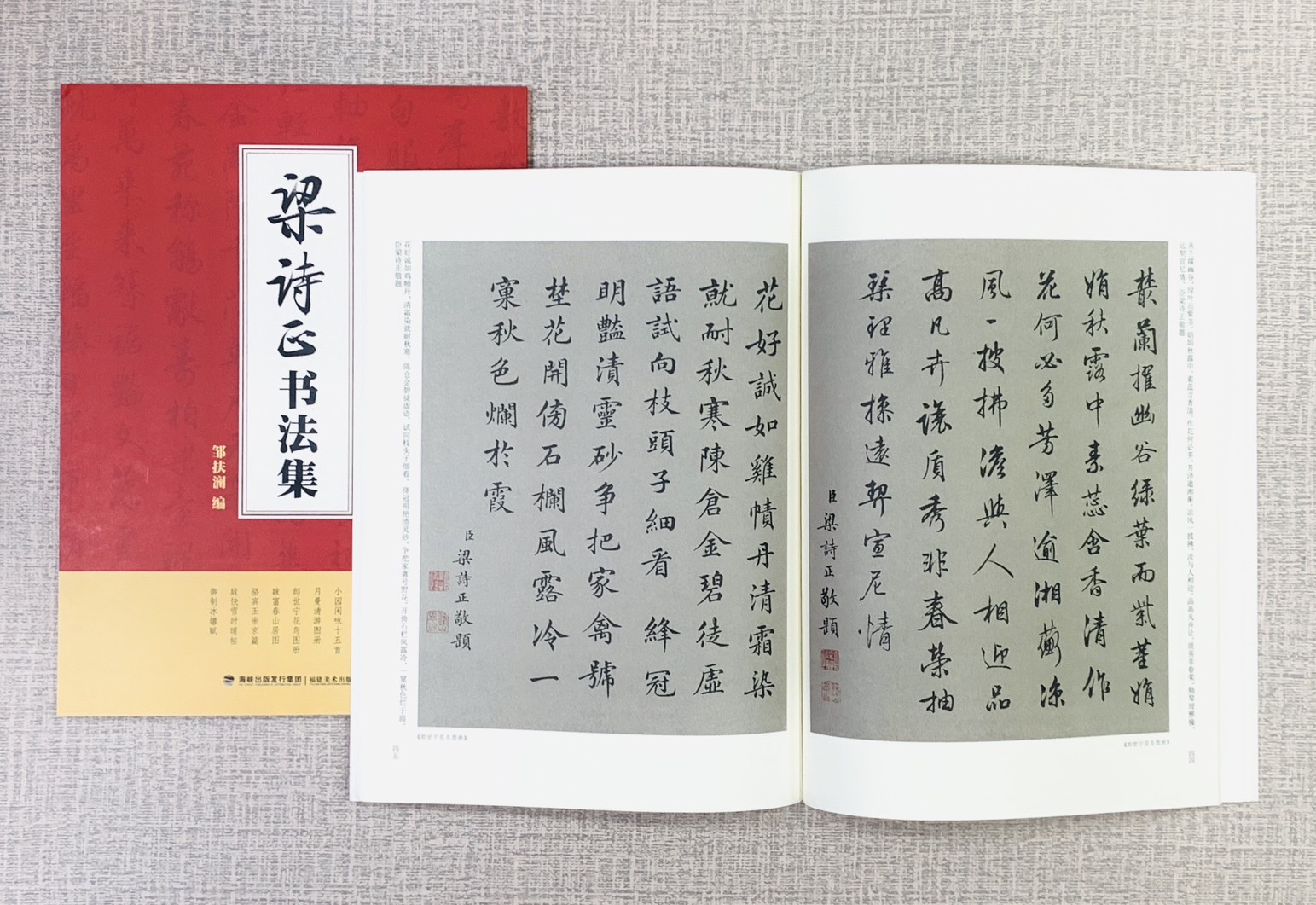 《梁詩正書法集》