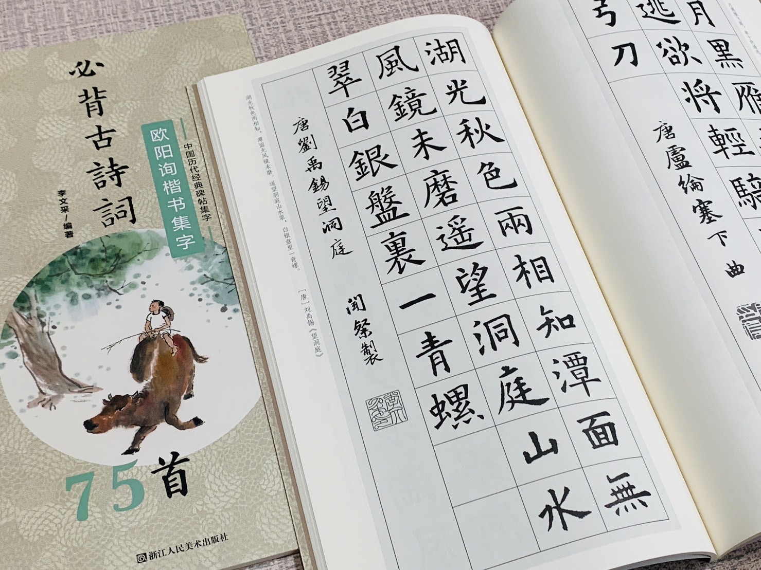 《歐陽詢楷書集字》必背古詩詞系列 中國歷代經典碑帖集字 浙江人民美術