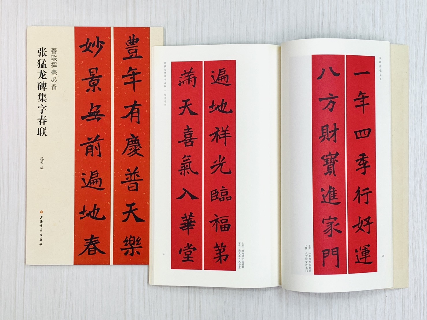 《張猛龍碑集字春聯》 春聯揮毫必備系列 上海書畫出版社