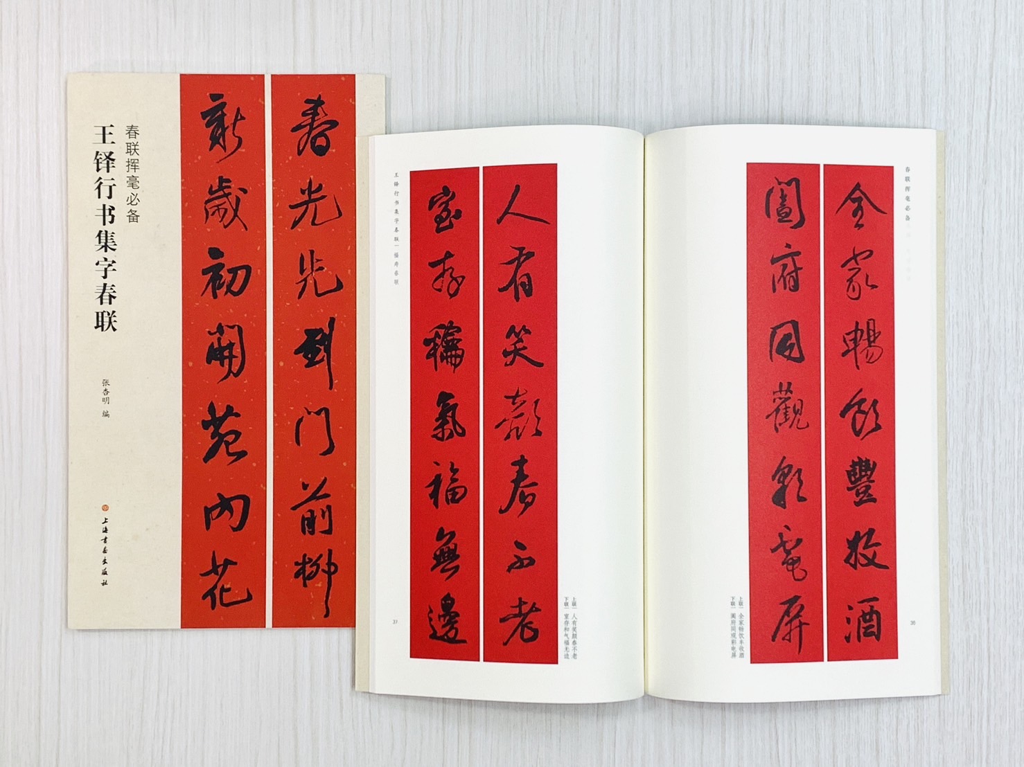《王鐸行書集字春聯》 春聯揮毫必備系列 上海書畫出版社