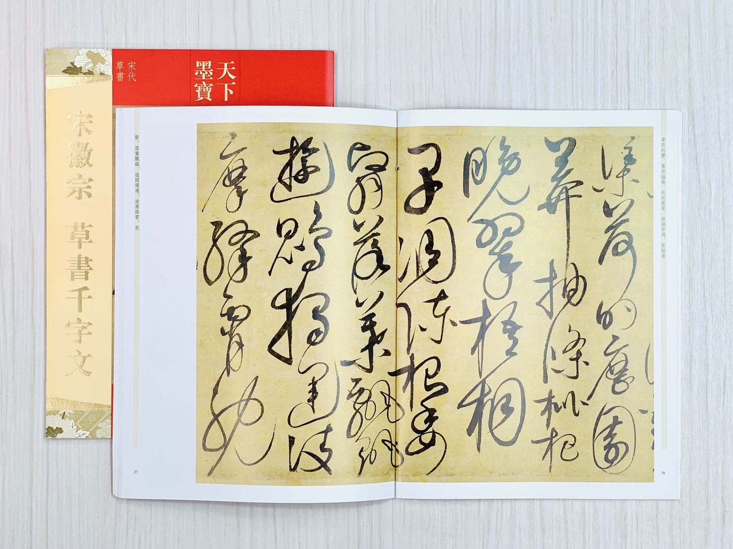 《宋徽宗 草書千字文》天下墨寶  吉林文史出版 