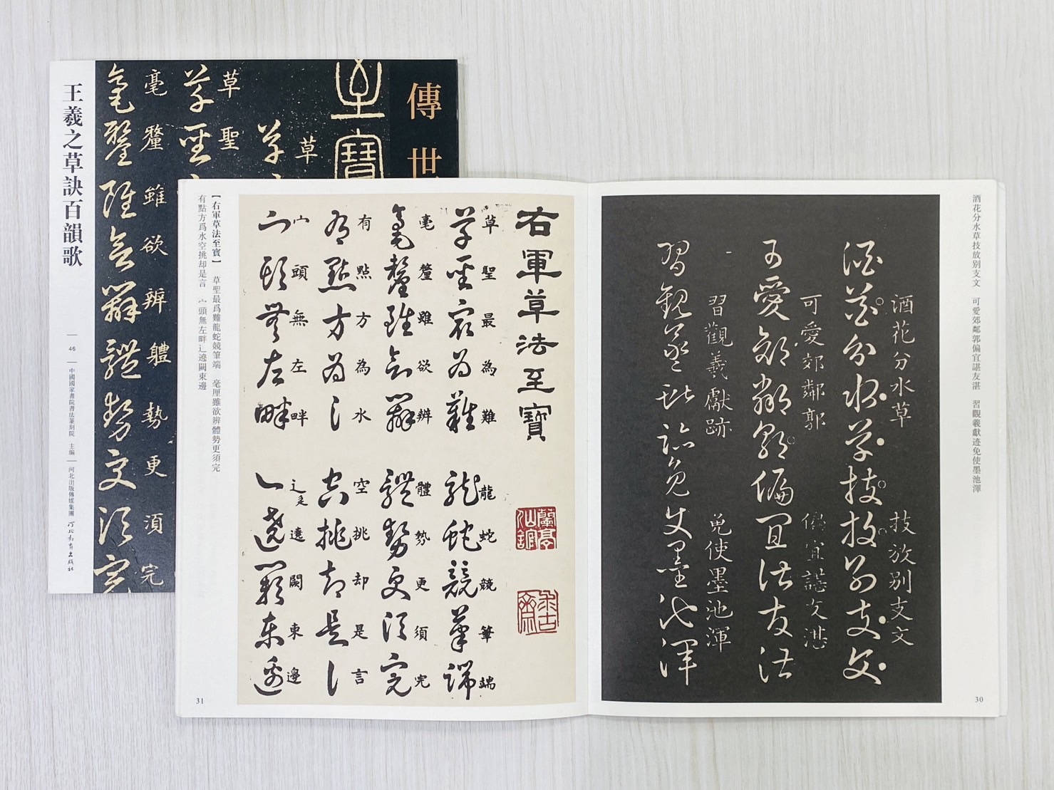 《王羲之草訣百韻歌》  傳世經典書法碑帖 [46] 河北教育出版社