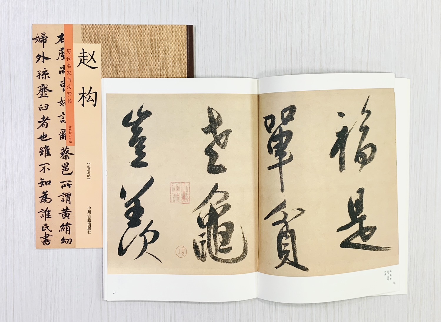 《歷代名家書法珍品 趙構》 中州古籍出版社