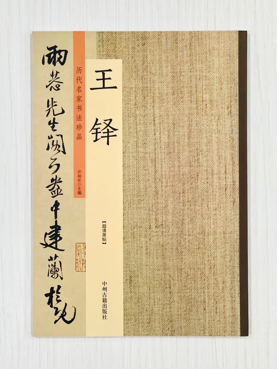 《歷代名家書法珍品 王鐸》 中州古籍出版社
