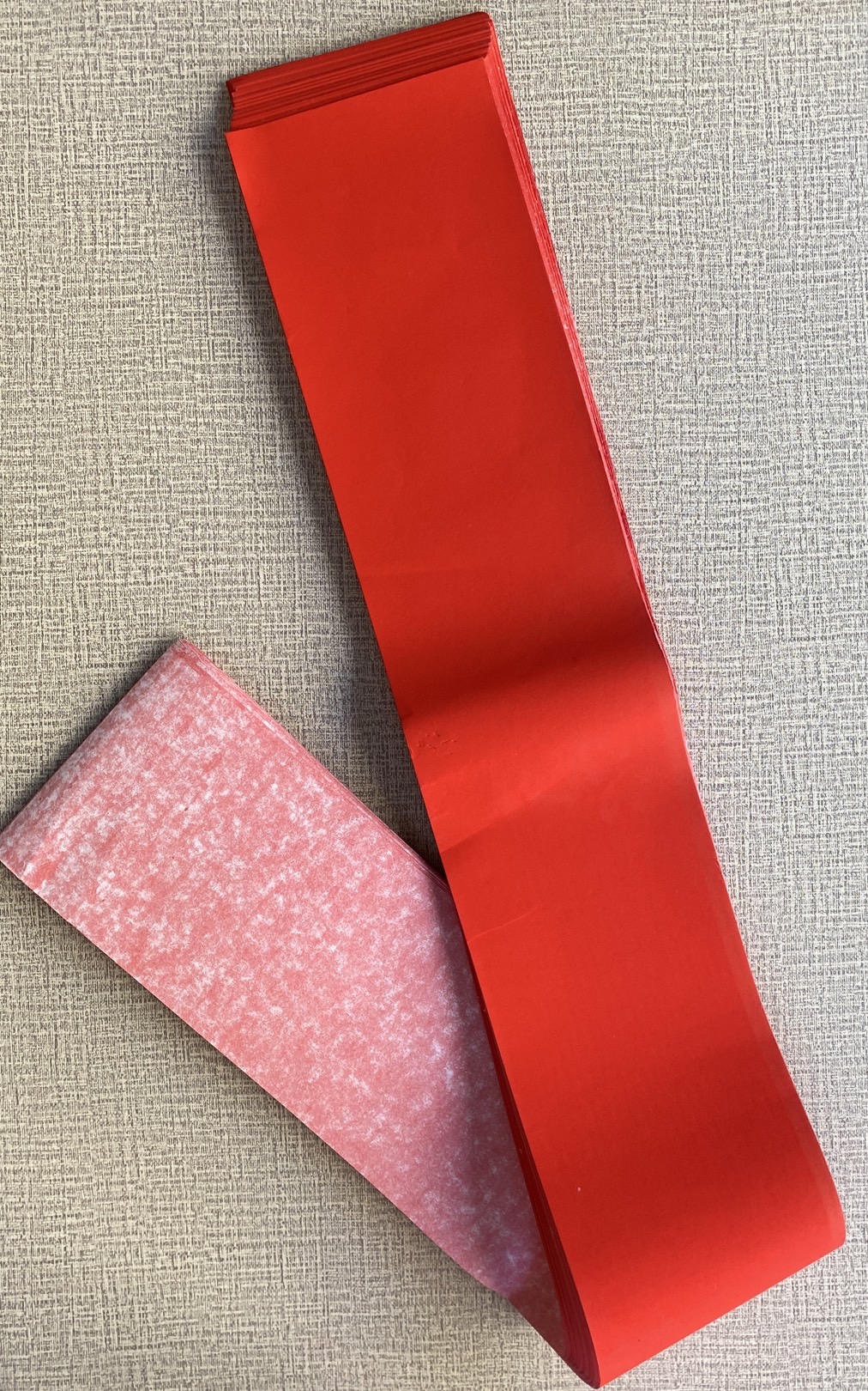 《純紅春聯紙》春聯紙 對聯 門聯 春聯 17x135cm