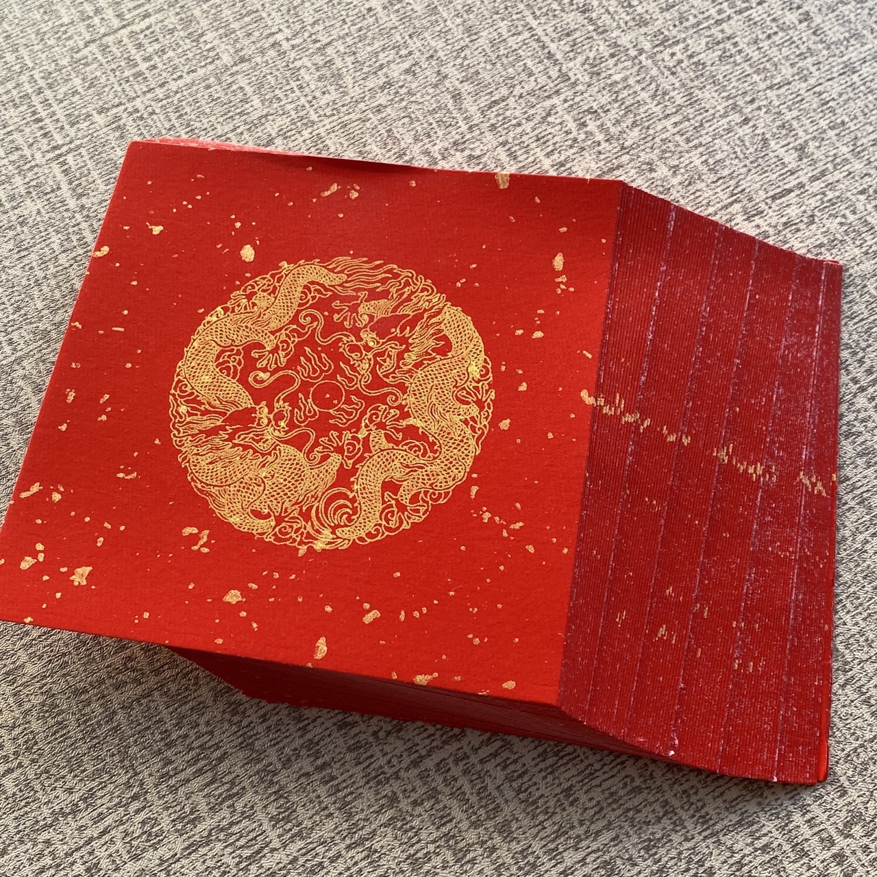 《灑金 小小春 12cm 黃圖雙龍》 小春 迷你春 單字