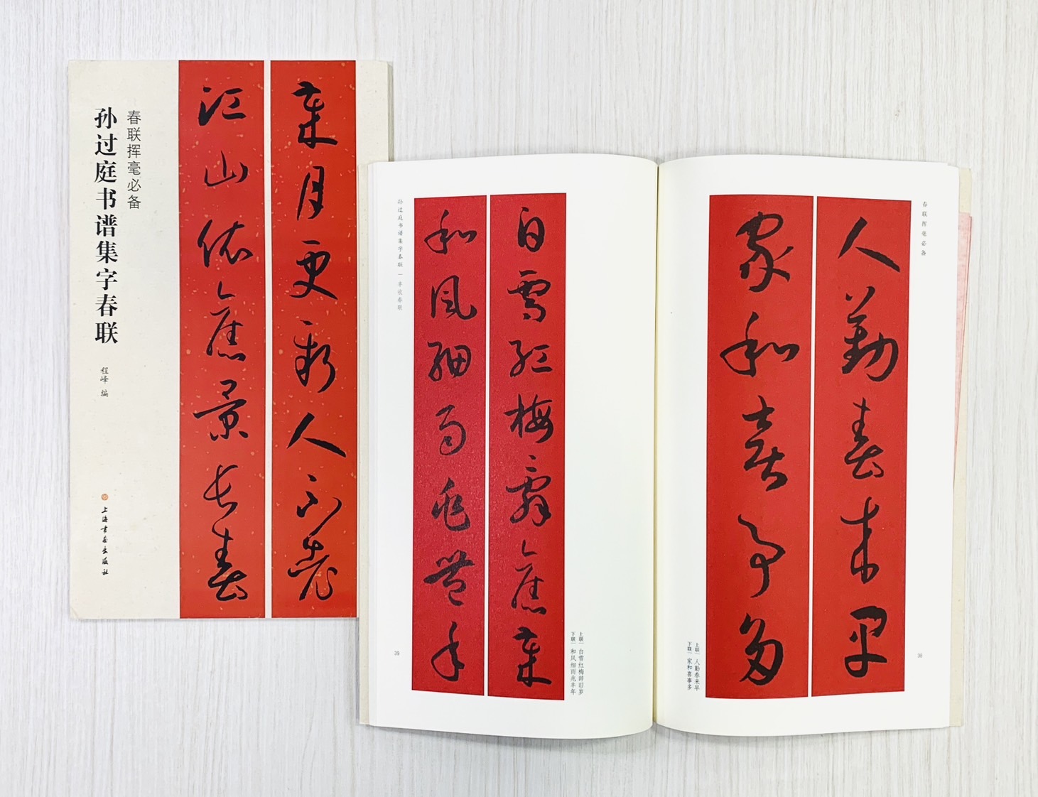 《孫過庭書譜集字春聯》  春聯揮毫必備系列  上海書畫出版社