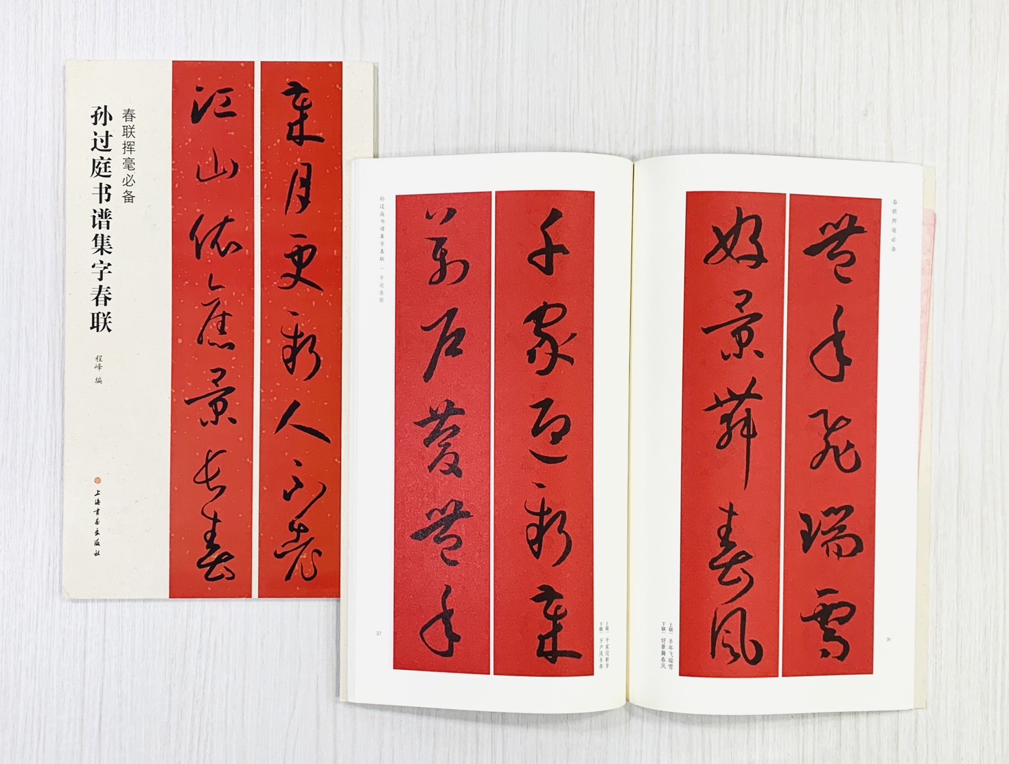 《孫過庭書譜集字春聯》  春聯揮毫必備系列  上海書畫出版社