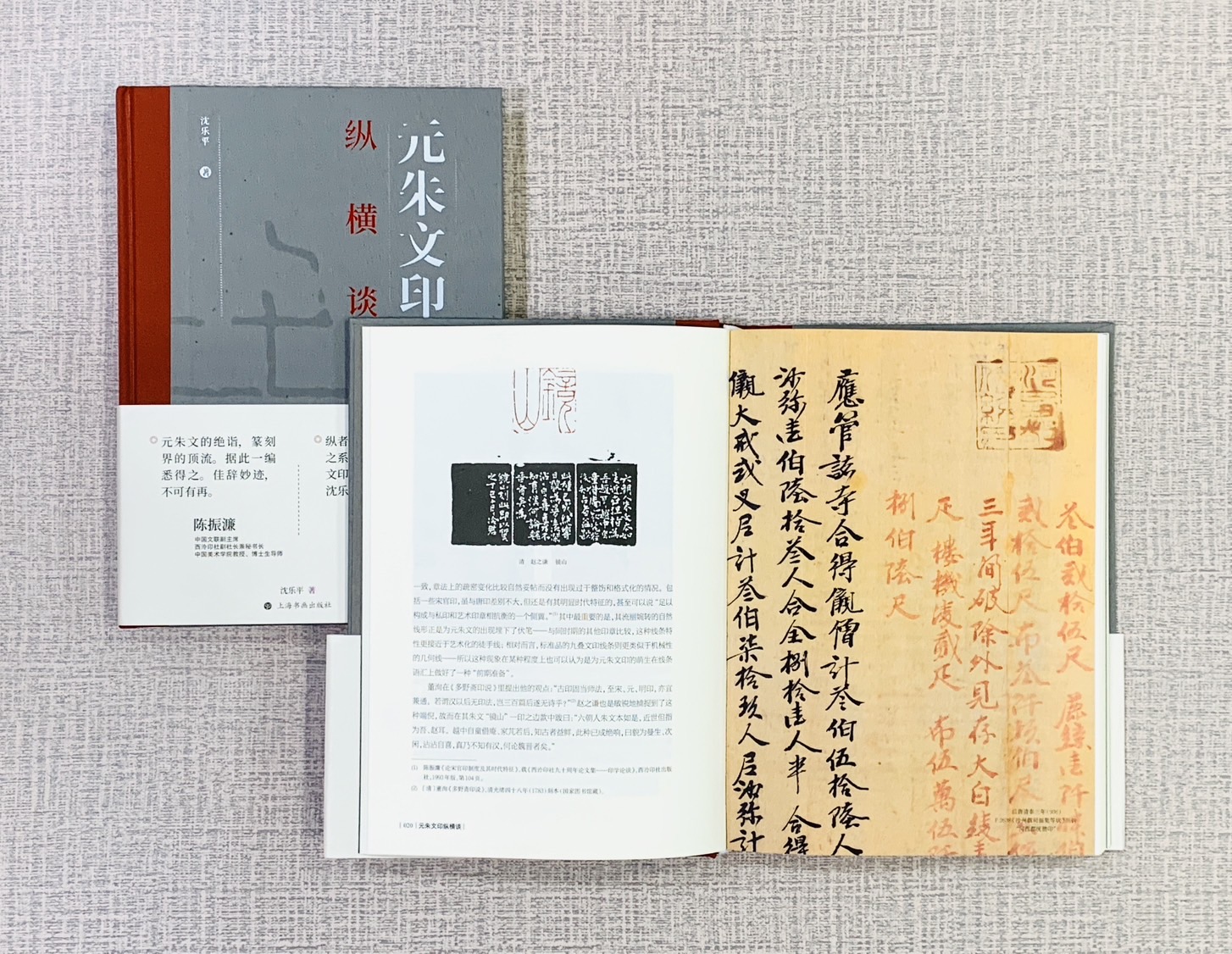《元朱文印縱橫談》 上海書畫出版社 沈樂平 著