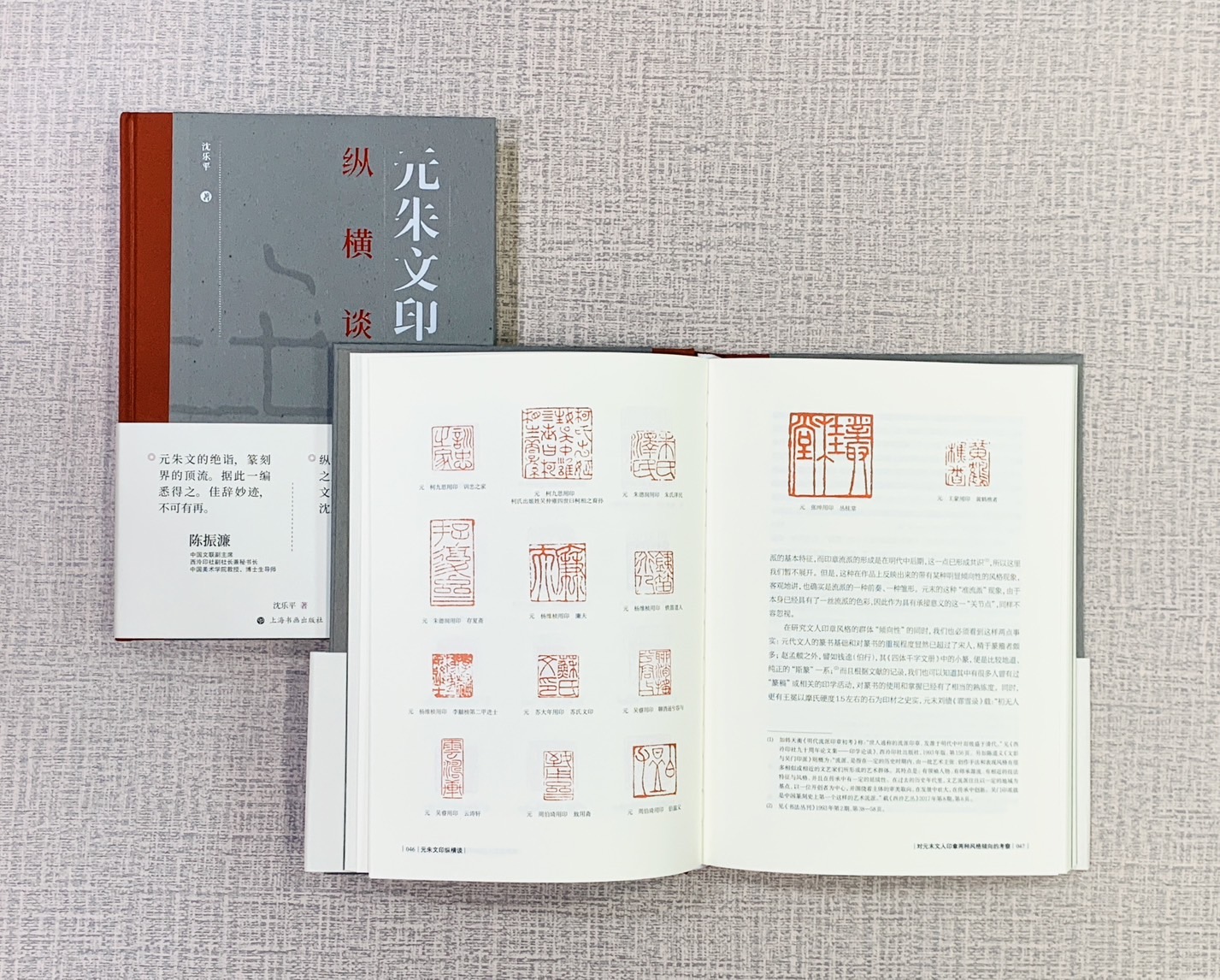 《元朱文印縱橫談》 上海書畫出版社 沈樂平 著