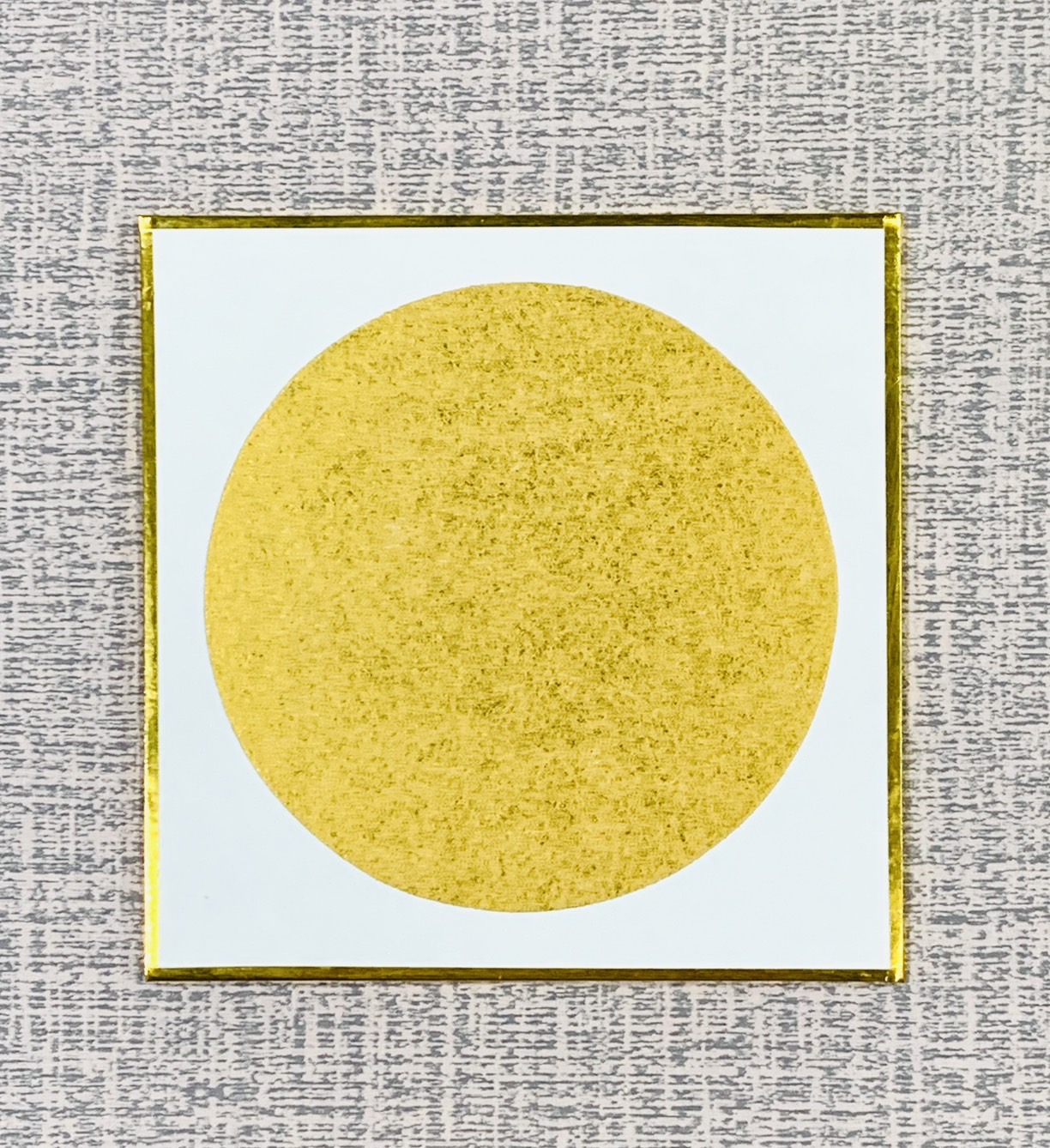 《金潛畫仙板 12cm》 正方 / 內圓金潛 硬卡