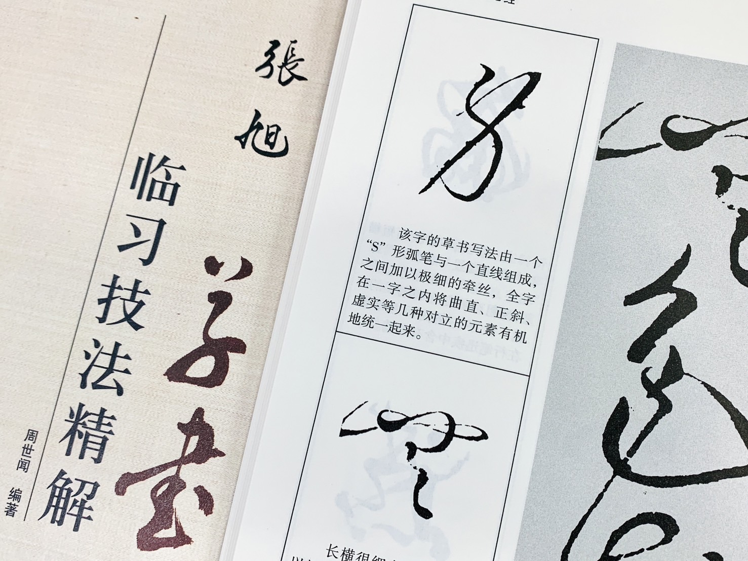 《張旭 草書 臨習技法精解》 歷代名家碑帖臨習技法精解 周世聞 編著 中州古籍出版社