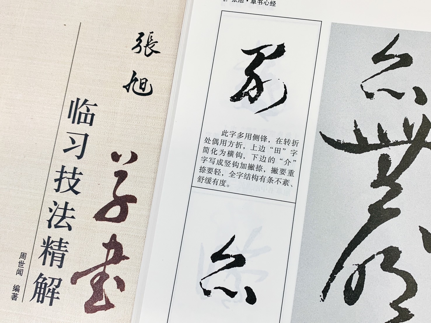 《張旭 草書 臨習技法精解》 歷代名家碑帖臨習技法精解 周世聞 編著 中州古籍出版社