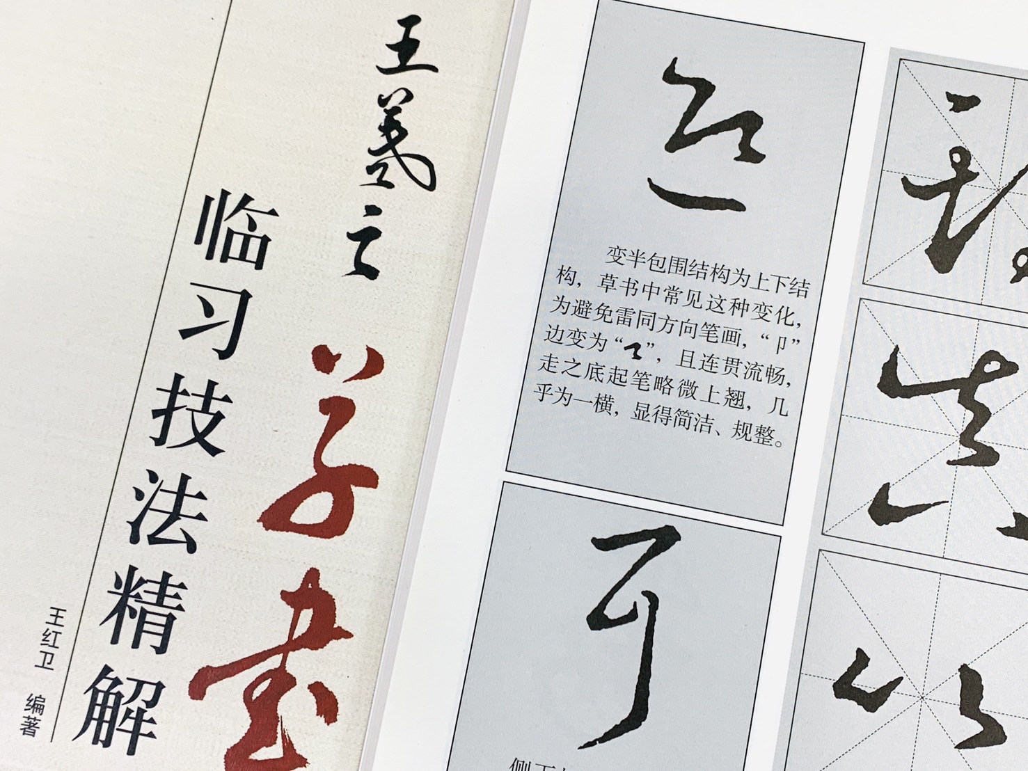 《王羲之 草書 臨習技法精解》  歷代名家碑帖臨習技法精解  白龍 編著  中州古籍出版社