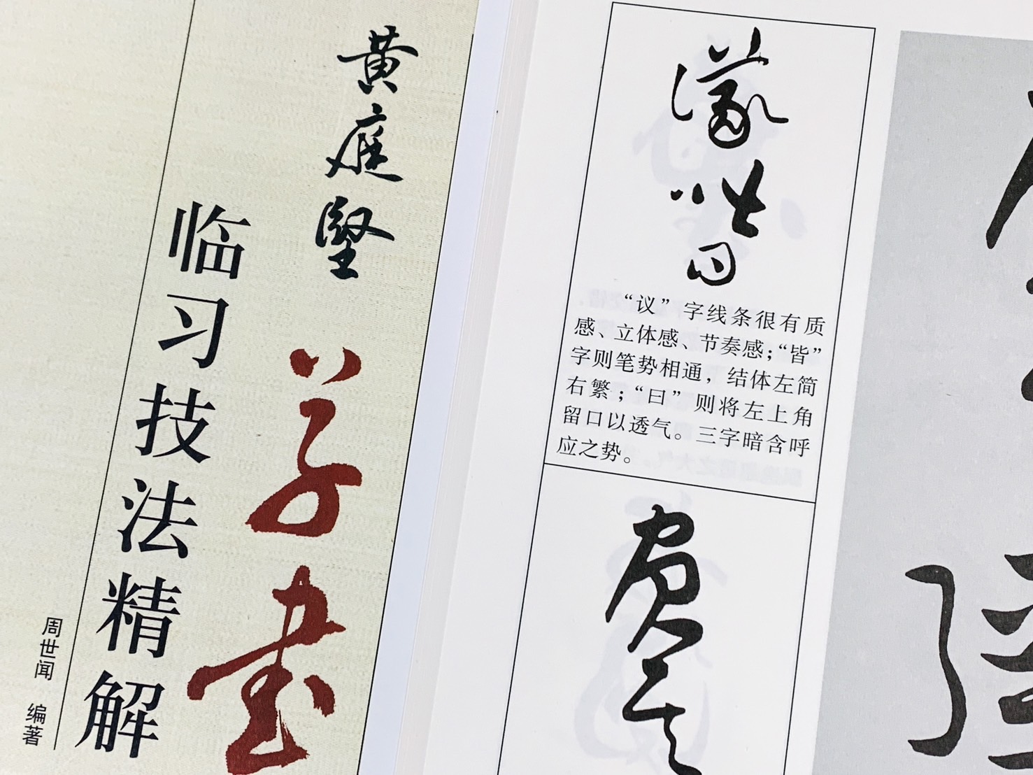 《黃庭堅 草書 臨習技法精解》  歷代名家碑帖臨習技法精解  周世聞 編著  中州古籍出版