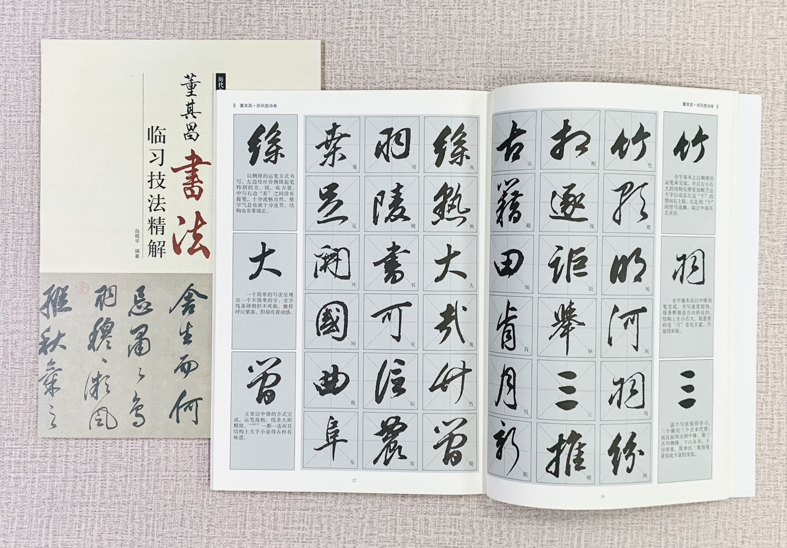 《董其昌 書法 臨習技法精解》 歷代名家碑帖臨習技法精解 白皓宇 編著 中州古籍出版社