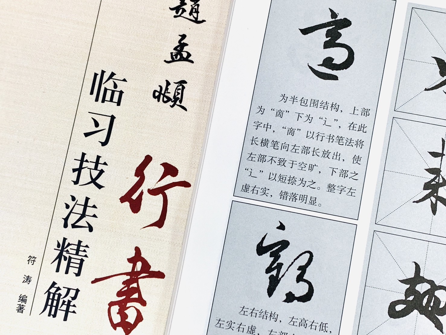  《趙孟頫 行書 臨習技法精解》  歷代名家碑帖臨習技法精解  符濤 編著  中州古籍出版社