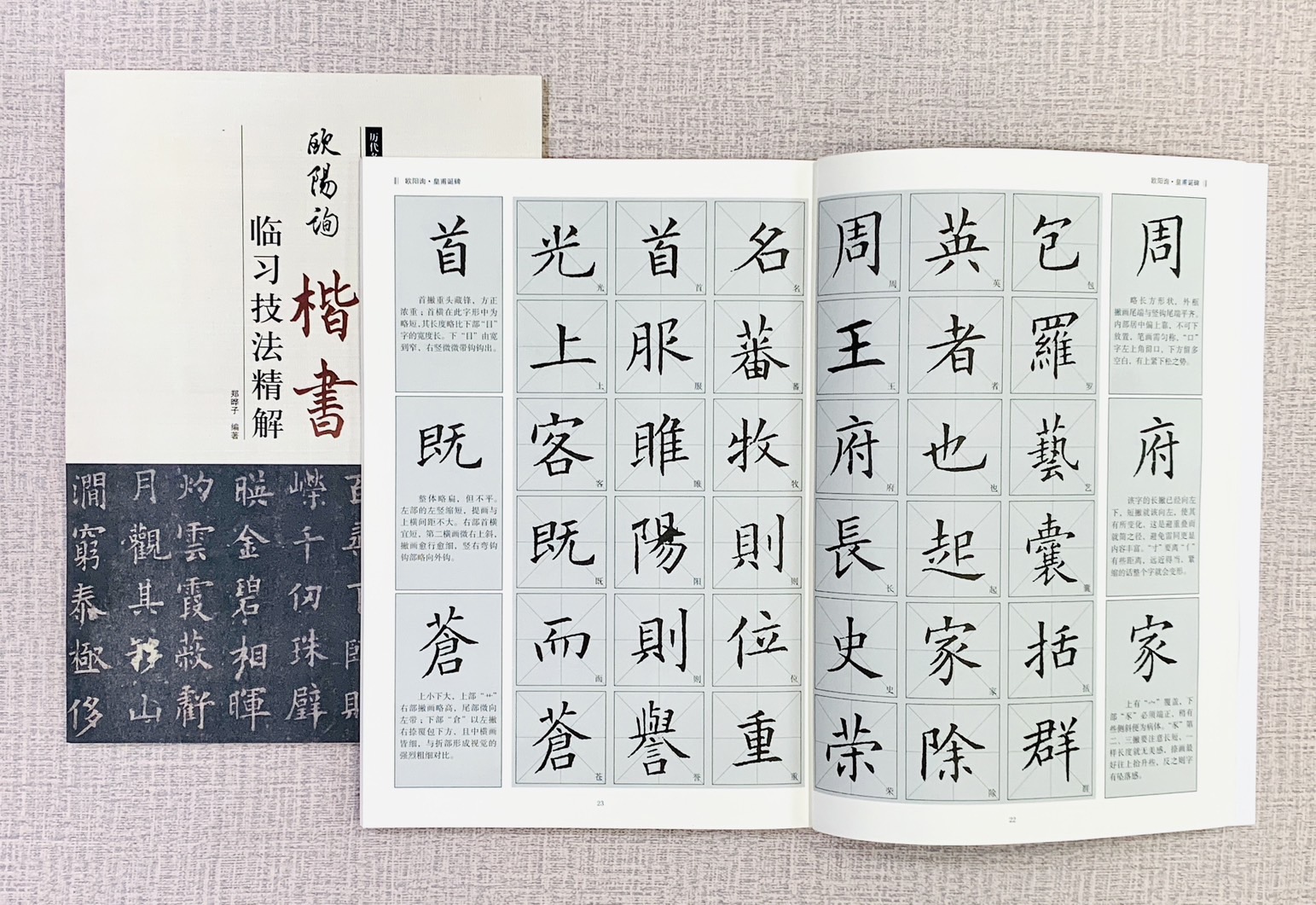 《歐陽詢 楷書 臨習技法精解》 歷代名家碑帖臨習技法精解 鄭曄子 編著 中州古籍出版社