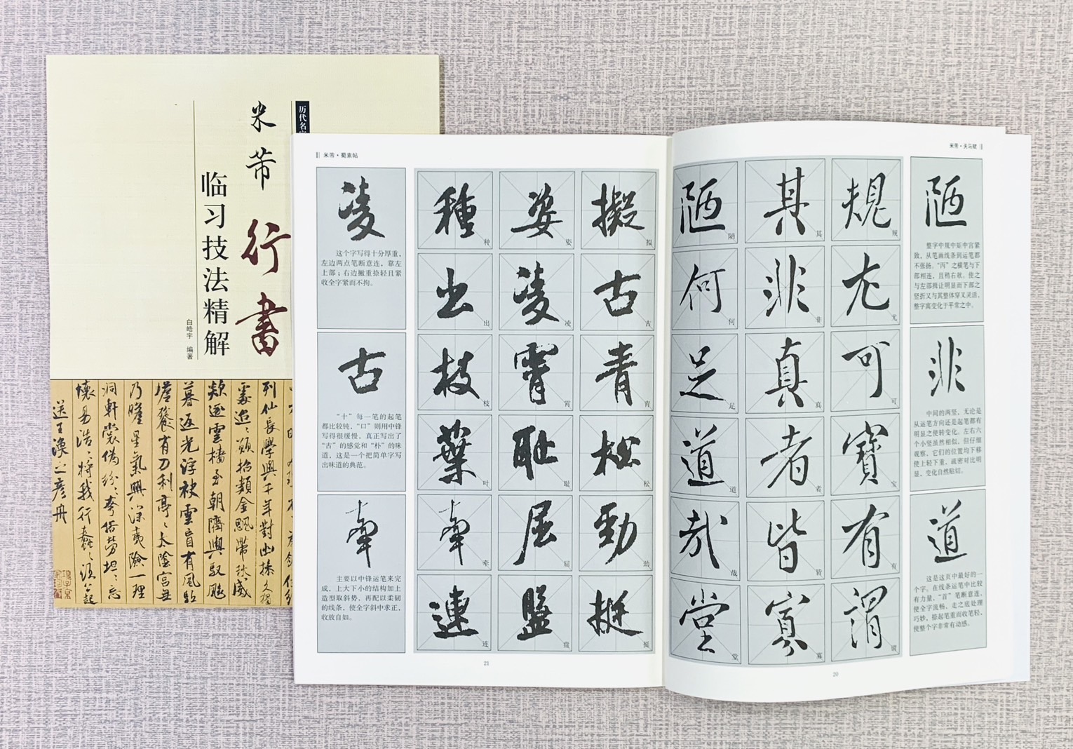 《米芾 行書 臨習技法精解》 歷代名家碑帖臨習技法精解 白皓宇 編著 中州古籍出版社