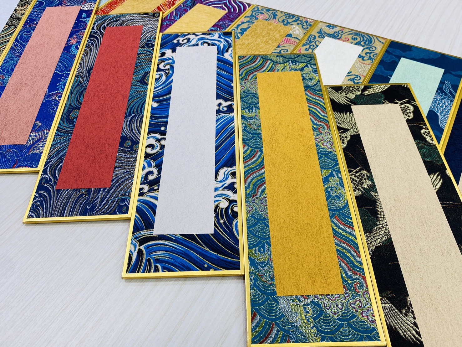 《宋錦硬卡》長條 約8.5x30cm 5片入