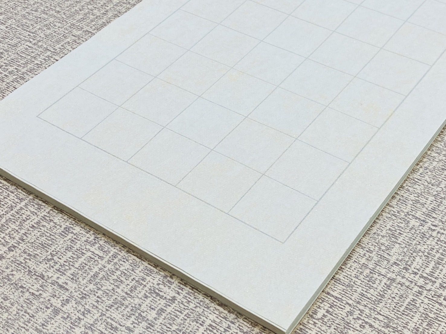 《日課紙 34x20cm》 方格 3cm (45格)  蠟染鎏金
