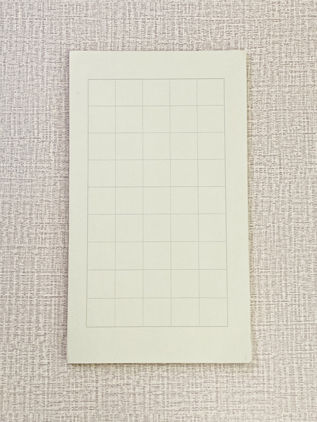 《日課紙 34x20cm》 方格 3cm (45格)  機宣仿古