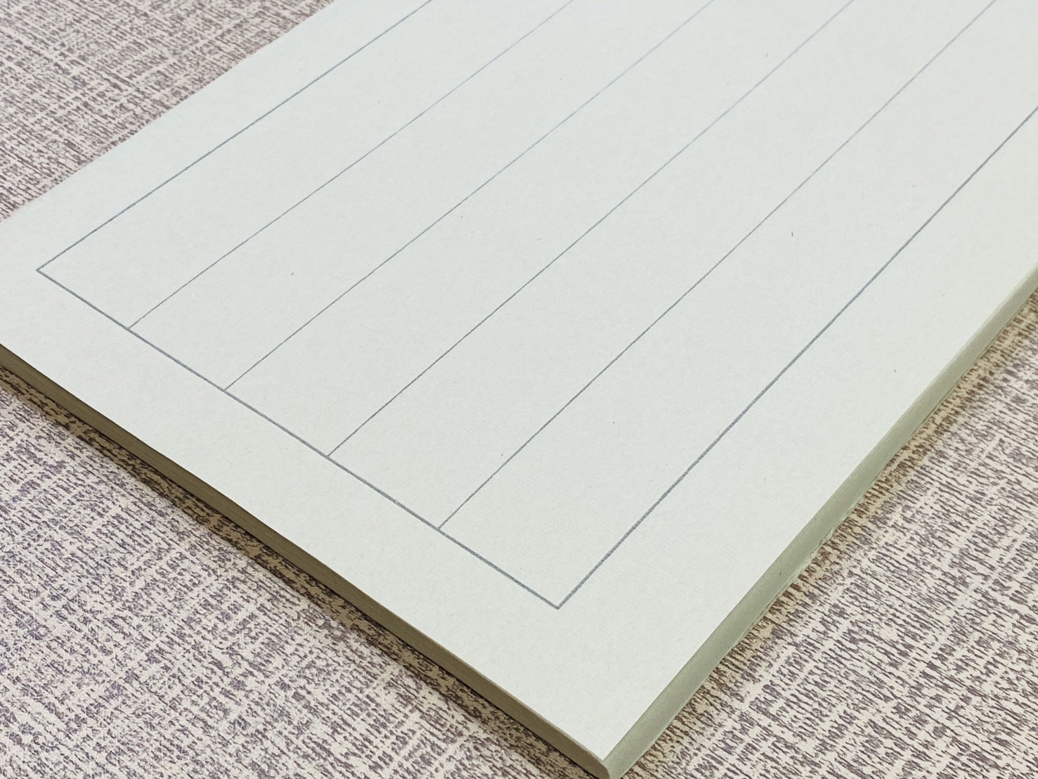 《日課紙 34x20cm》 直行 5格 (內格 3x29.8cm)  機宣仿古