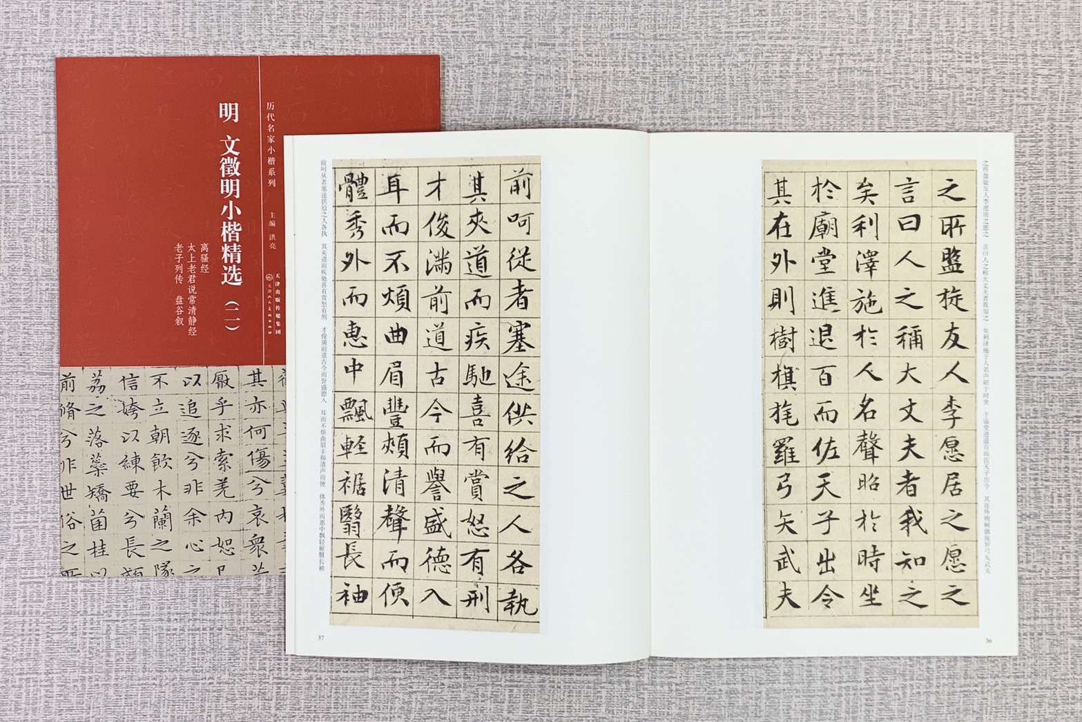 《明 文徵明 小楷精選（二）》歷代名家小楷系列  天津人民美術出版社 洪亮 小楷 文徵明 精選