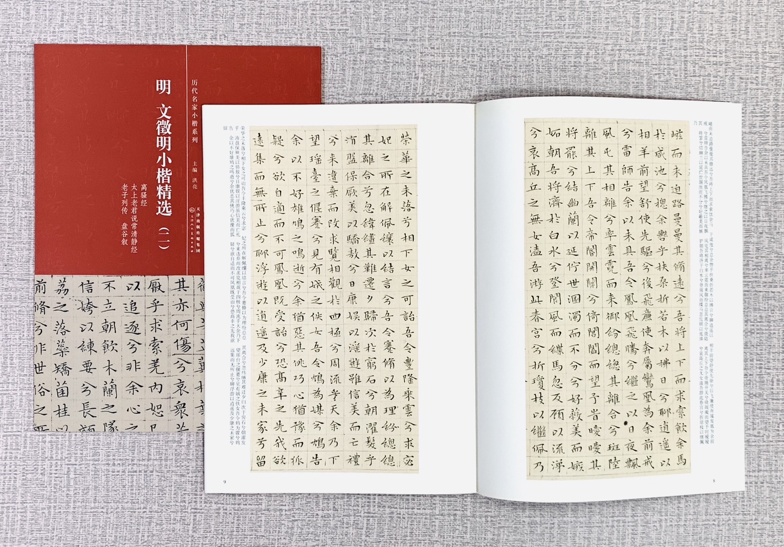 《明 文徵明 小楷精選（二）》歷代名家小楷系列  天津人民美術出版社 洪亮 小楷 文徵明 精選