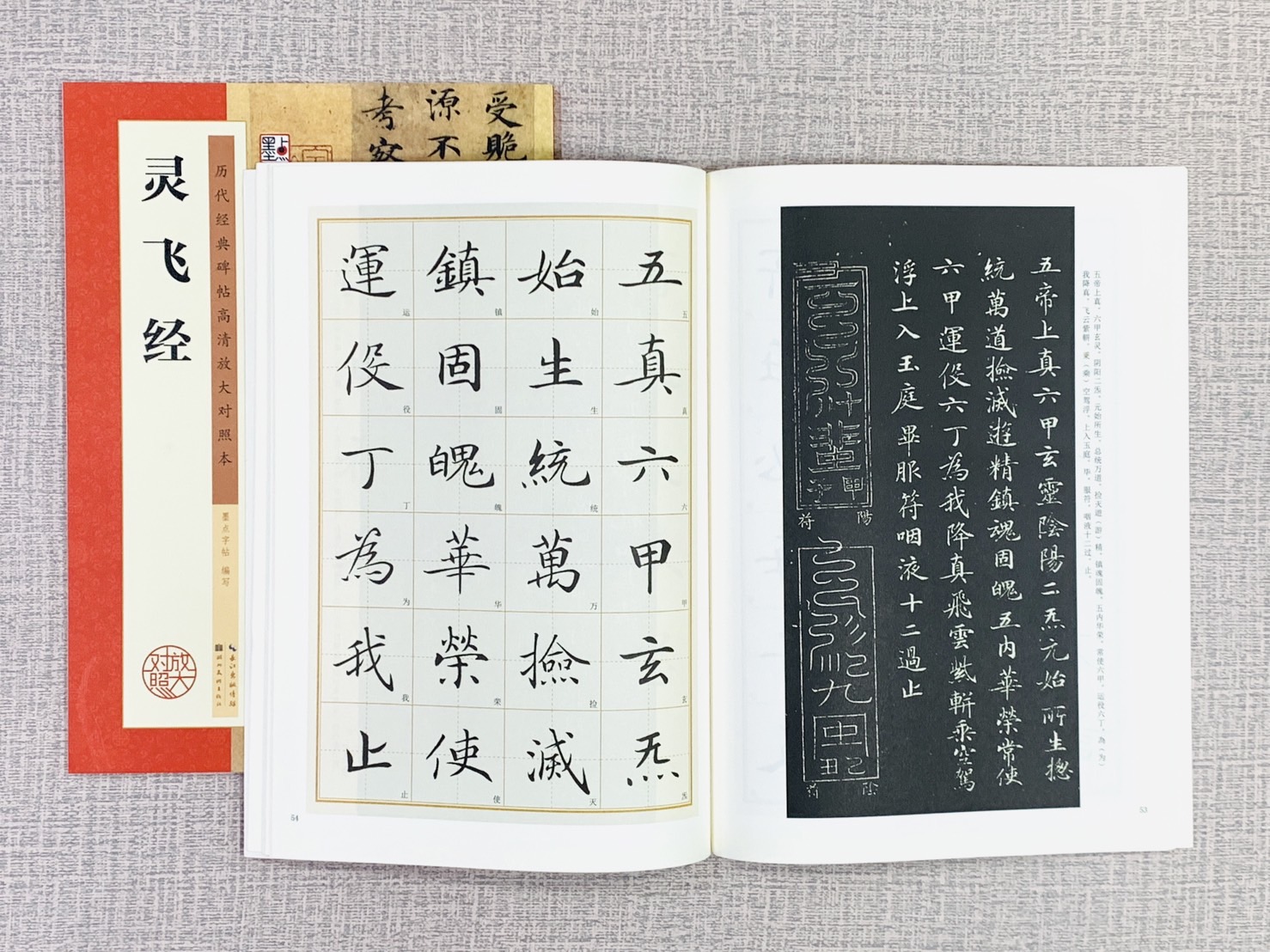 《靈飛經》 墨點字帖 歷代經典碑帖 高清放大對照本系列 墨點字帖 編 湖北美術出版 長江出版社