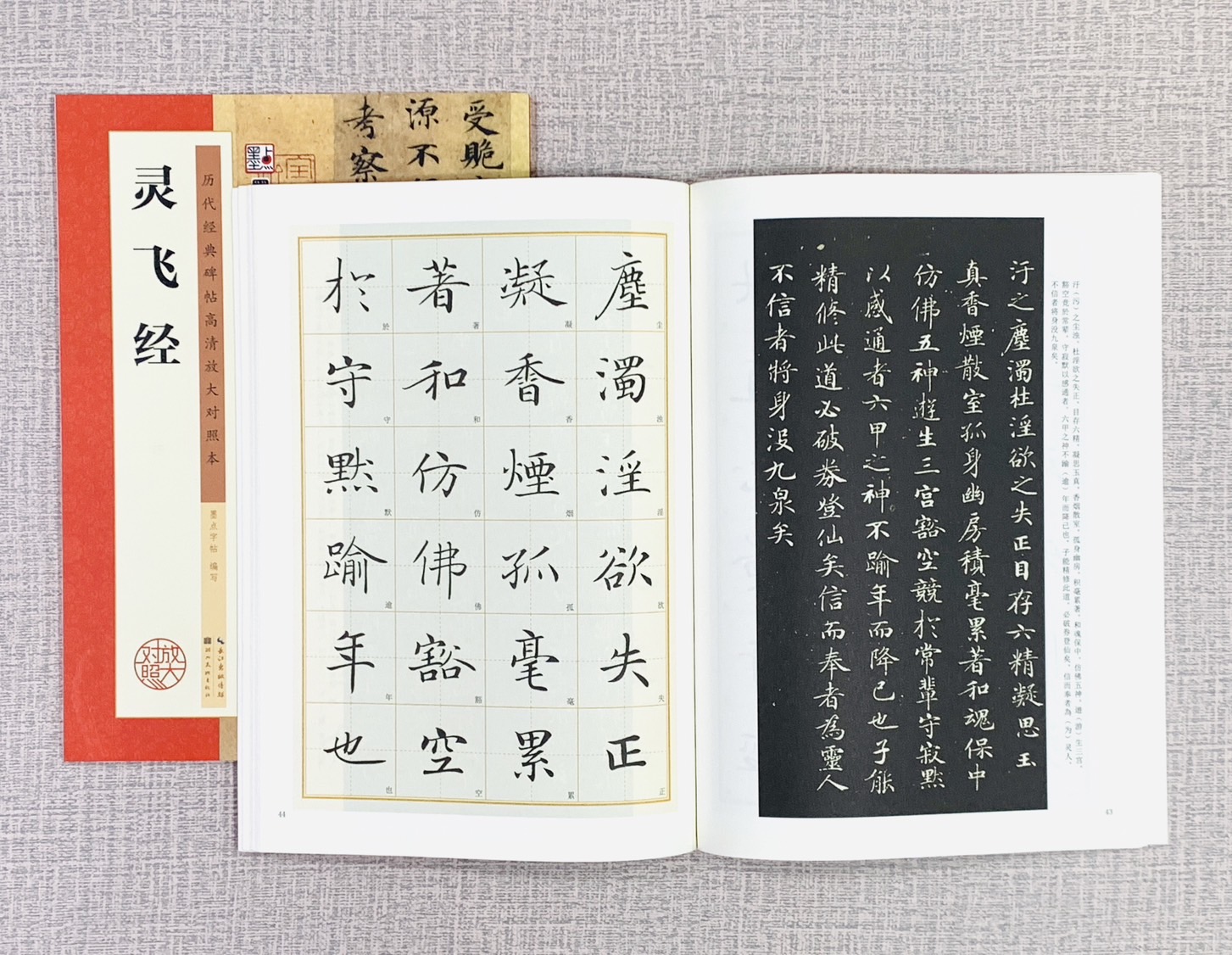 《靈飛經》 墨點字帖 歷代經典碑帖 高清放大對照本系列 墨點字帖 編 湖北美術出版 長江出版社