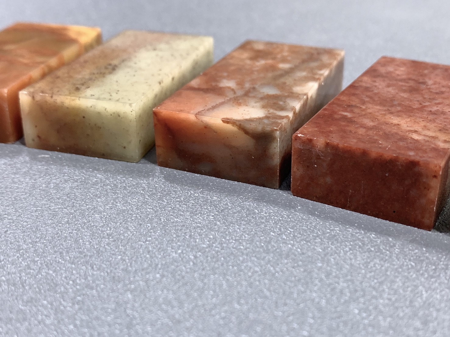 《A級漳州石 扁章》 1.2*2.4*5 1.2x2.4x5 漳州 規格章 篆刻 刻章 印石 素章
