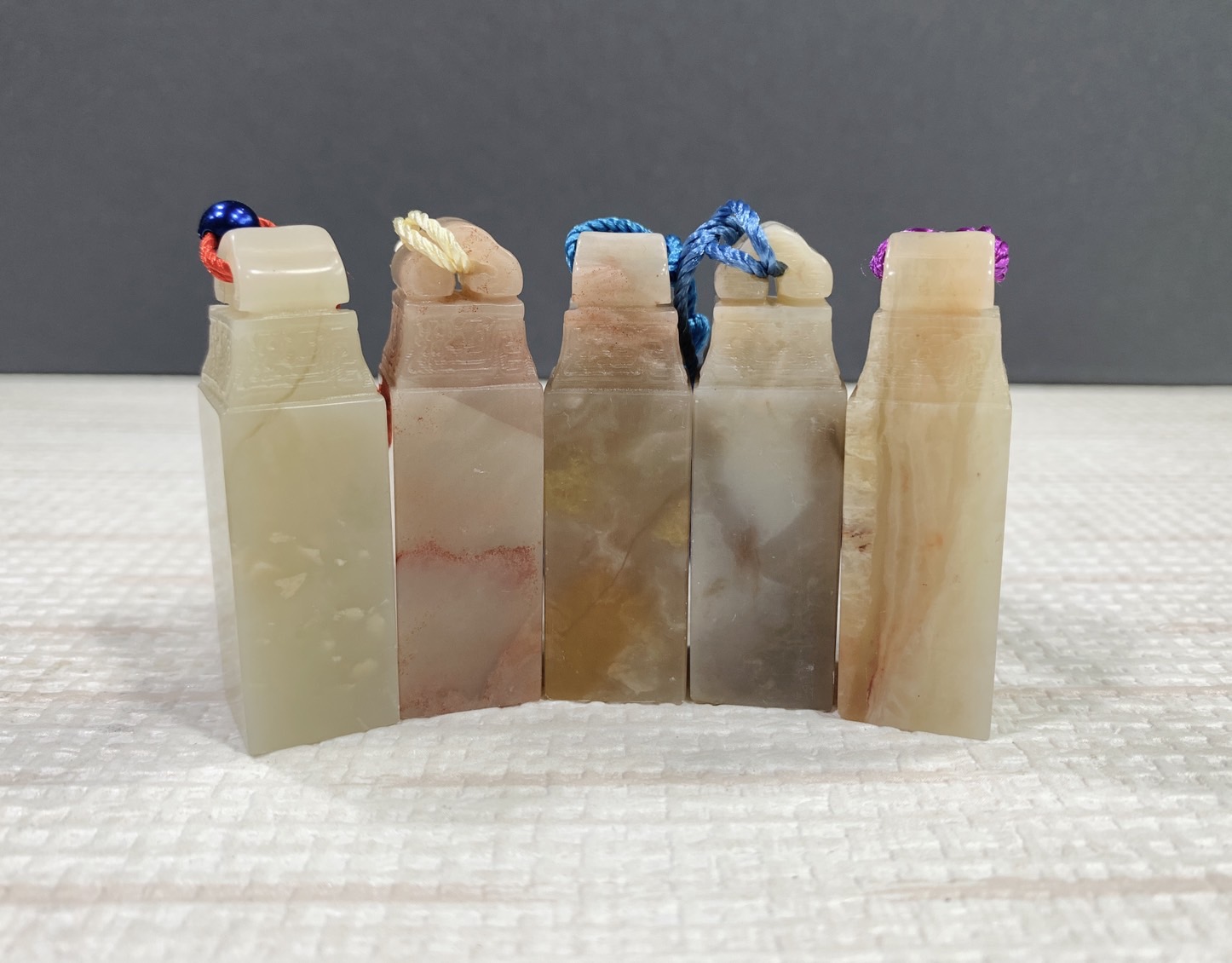 《老撾博古鈕》1.5x5 2.5x5 2x5 越南石 鈕章 老撾 流蘇鈕章 篆刻 刻章 印石 素章