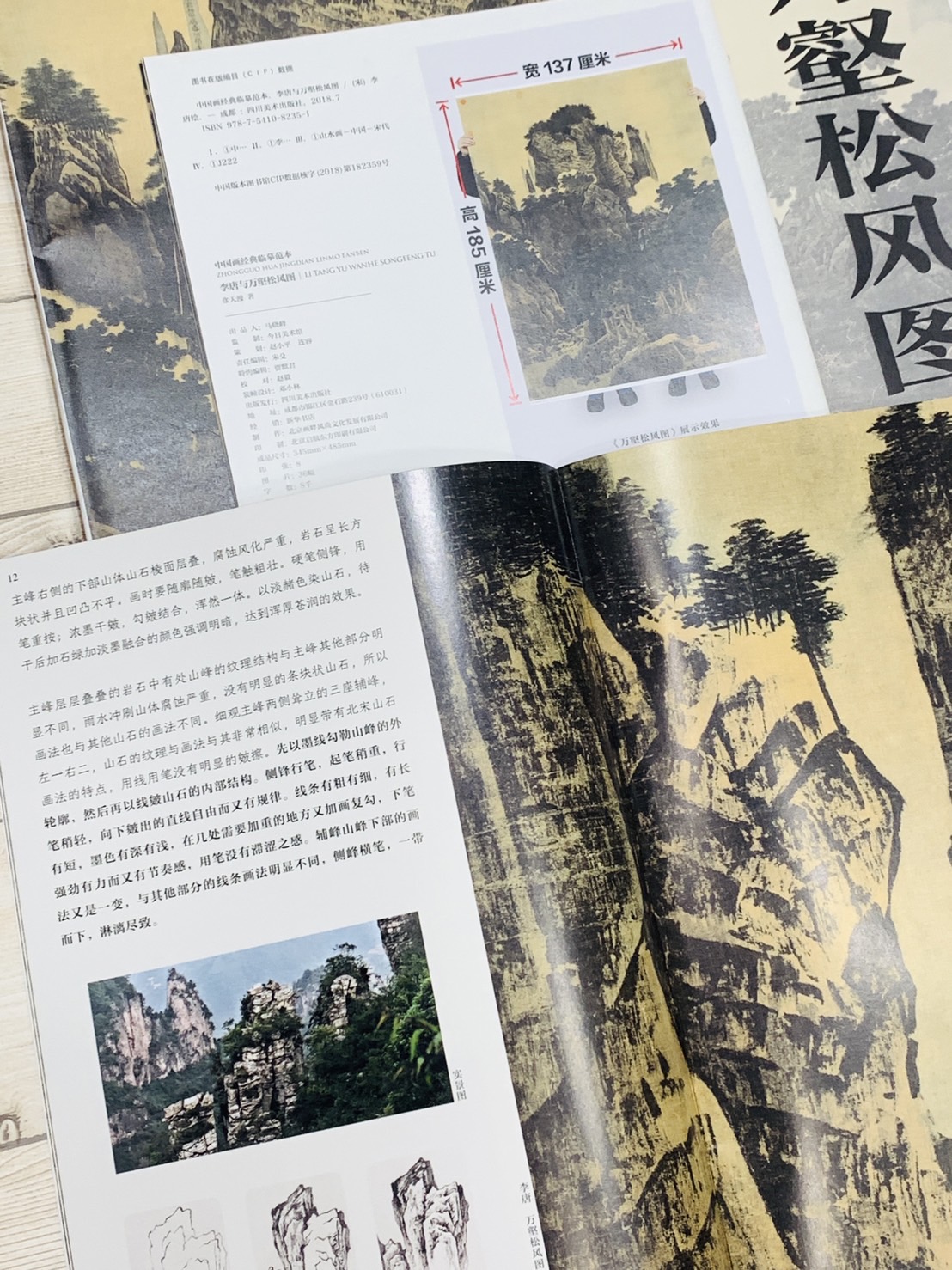 《李唐與萬壑松風圖》中國畫經典臨摹範本 四川美術出版社 馬曉峰 